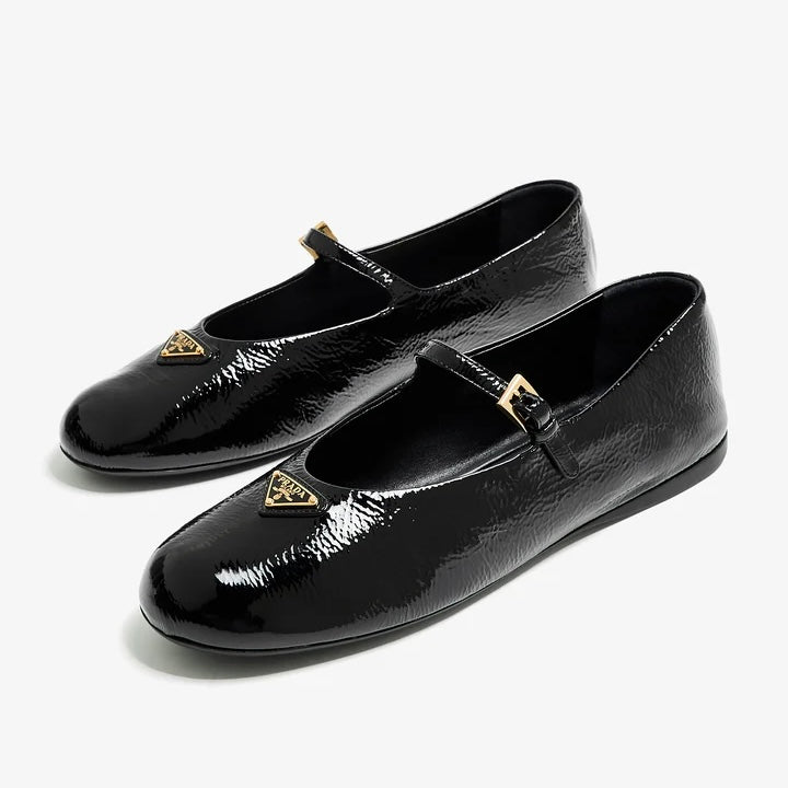 PRADA Patent leather ballerinas