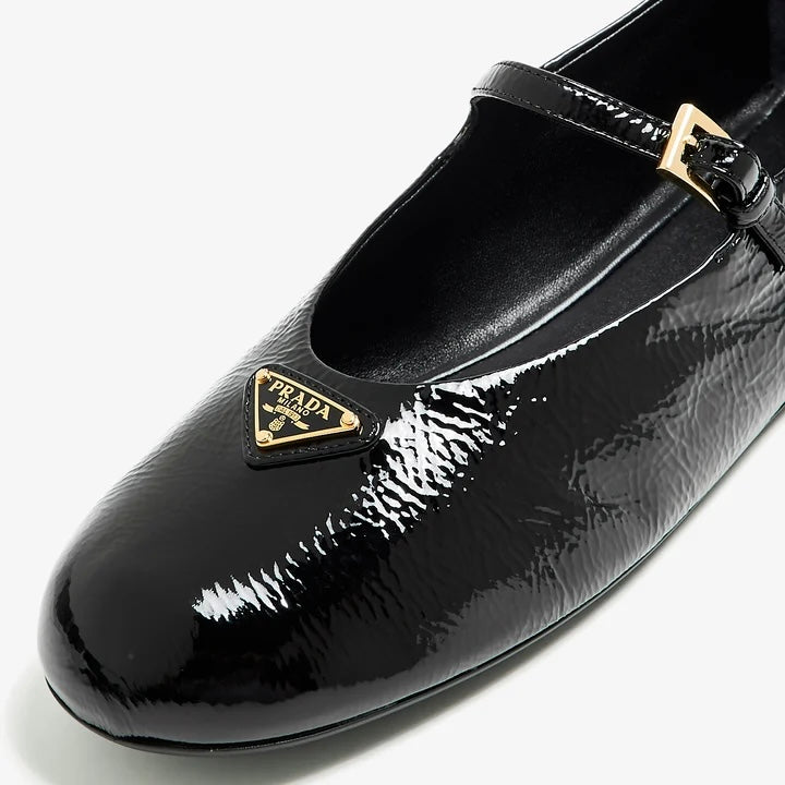 PRADA Patent leather ballerinas
