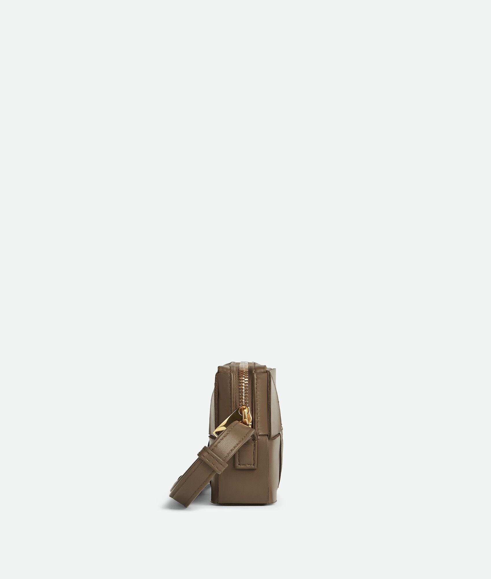 Mini Cassette Cross-Body Bag “Taupe grey”