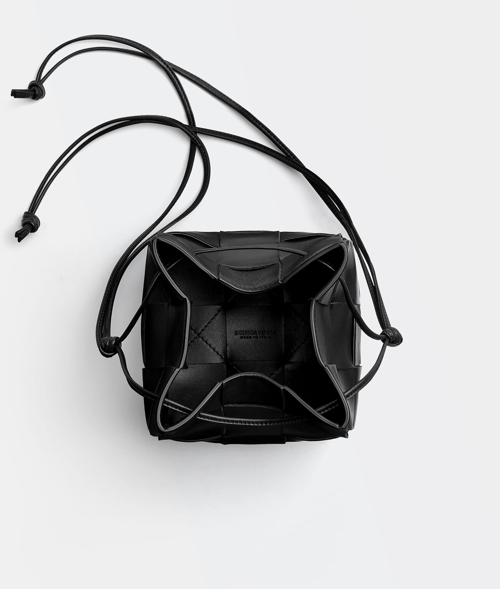 Small Cassette Cross-Body Bucket “Black”