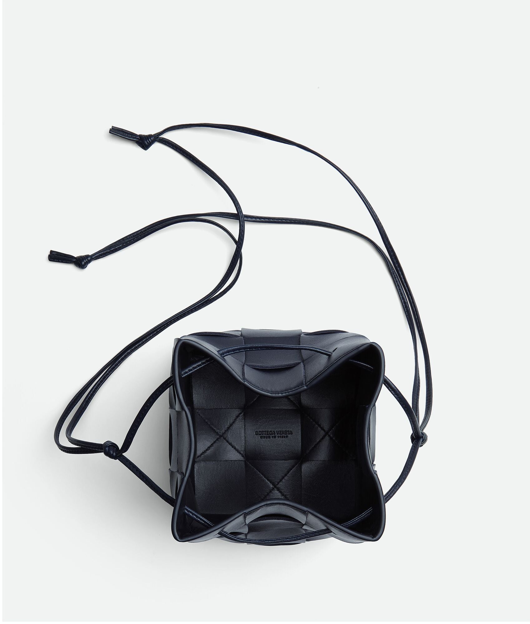 Small Cassette Cross-Body Bucket “Space”