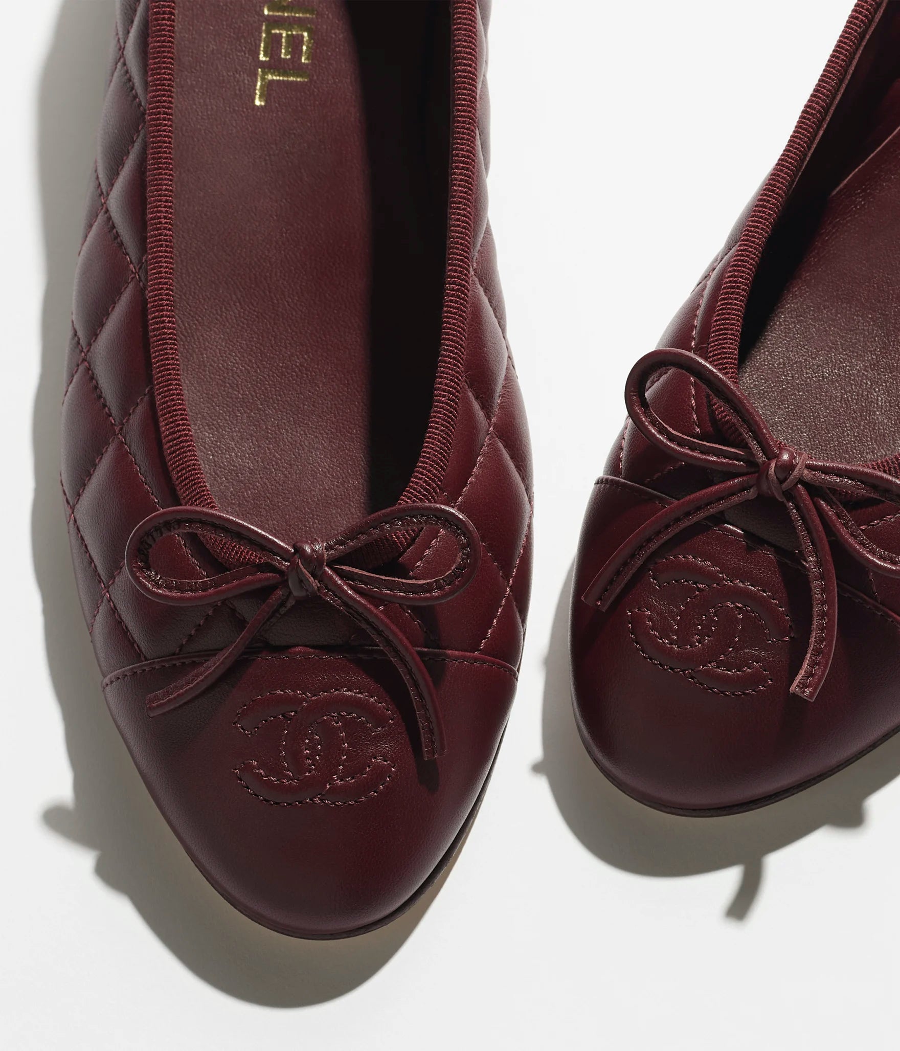 Ballet Flats in Lambskin Leather