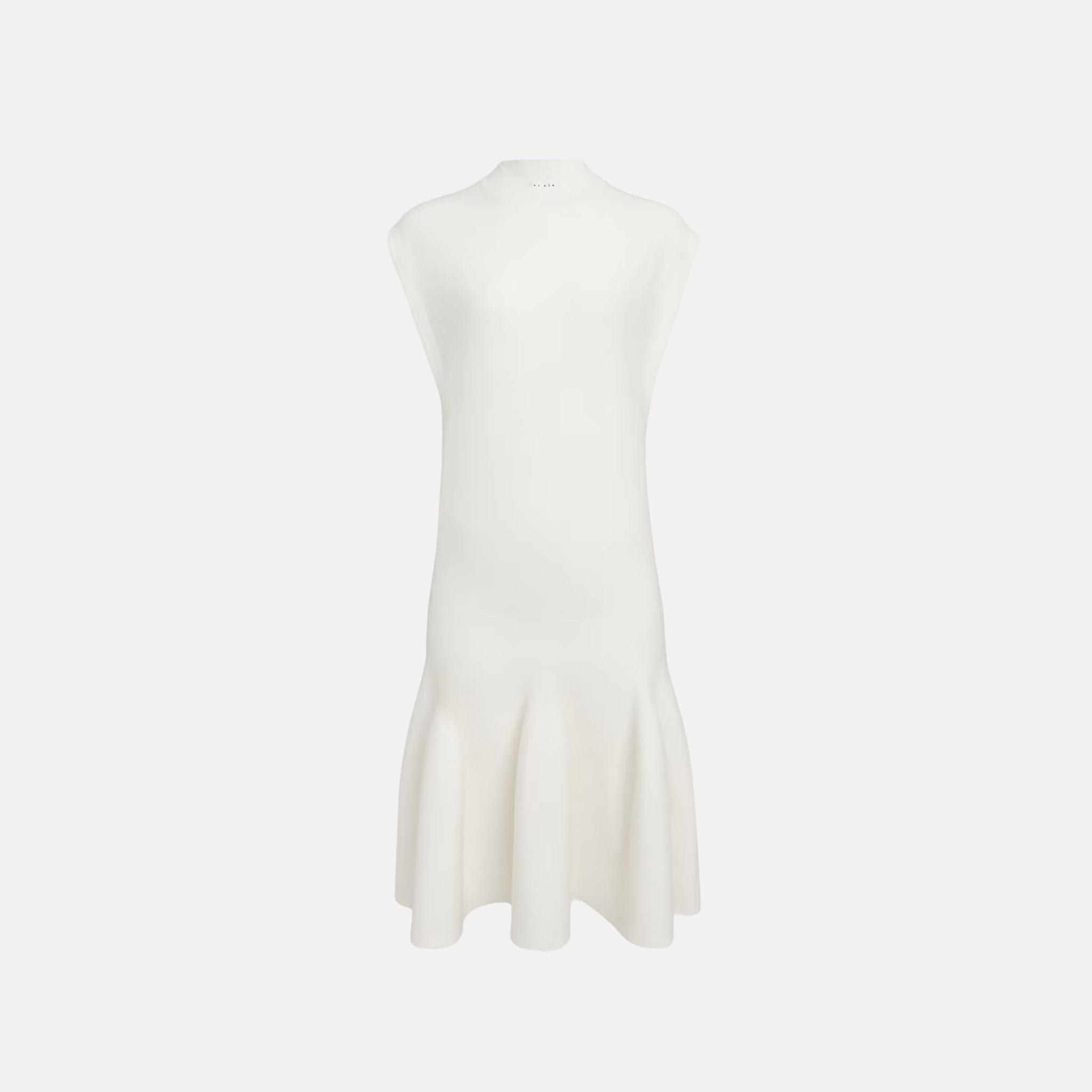Cap Sleeve Dress In Sculptural Godet Knit