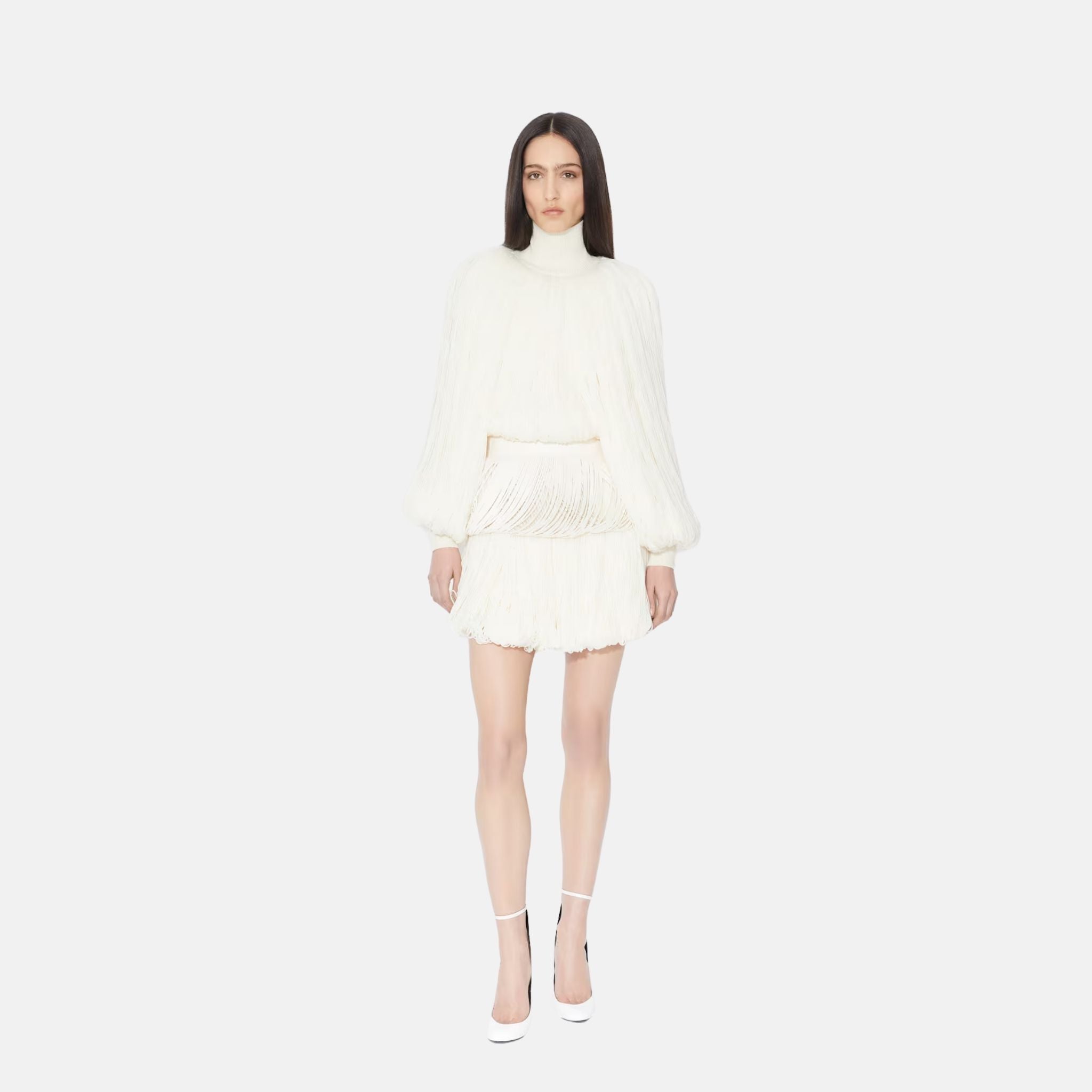 Fringed Leather Belt
