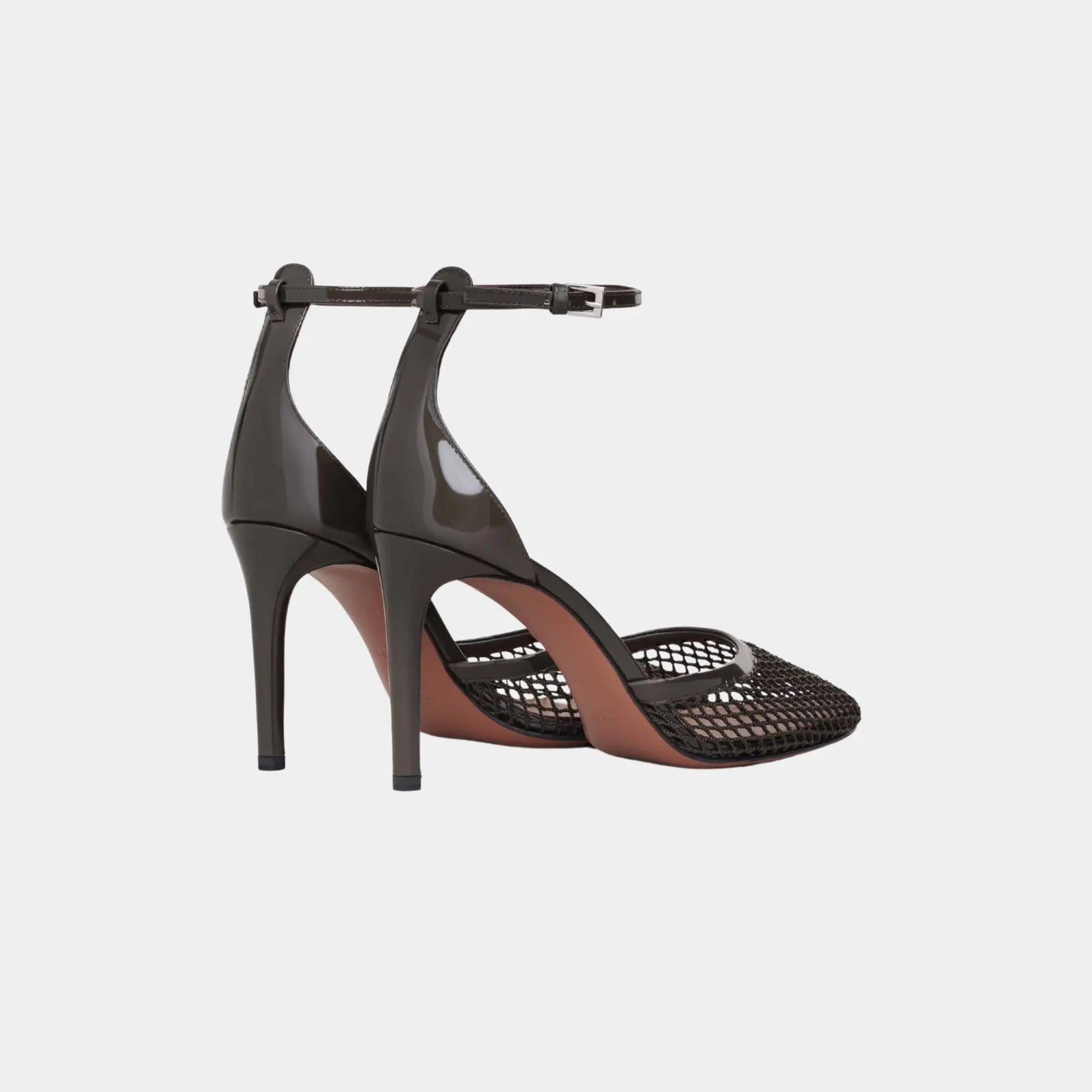 High Heel Fishnet Pumps