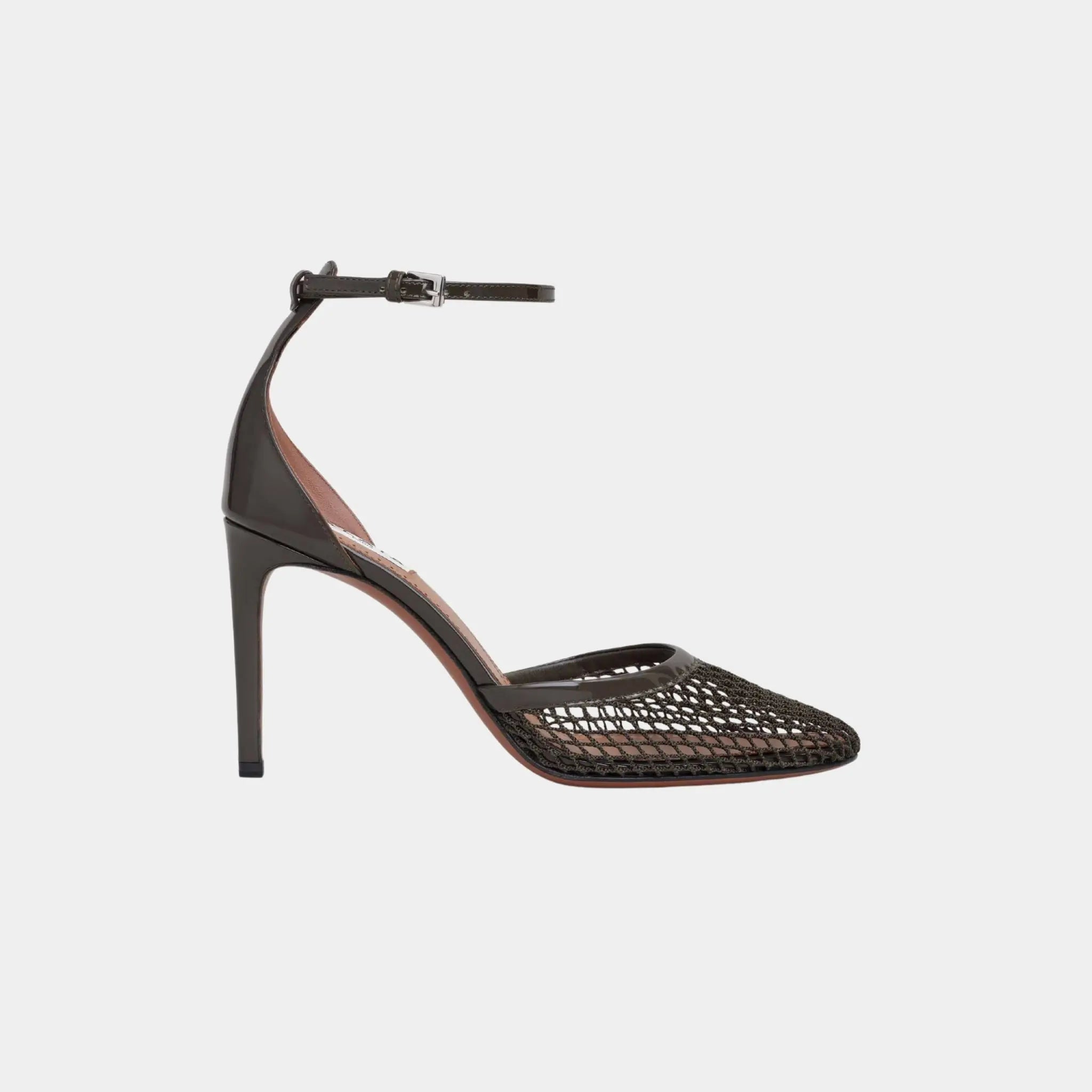 High Heel Fishnet Pumps