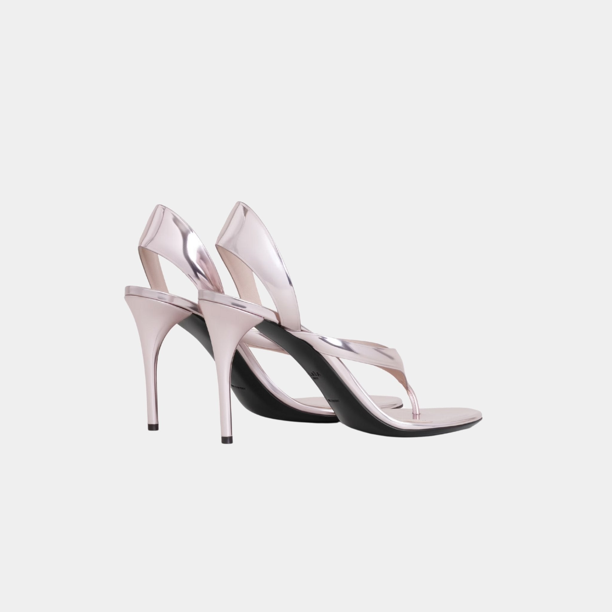 Infradito Laminated Leather Sandals