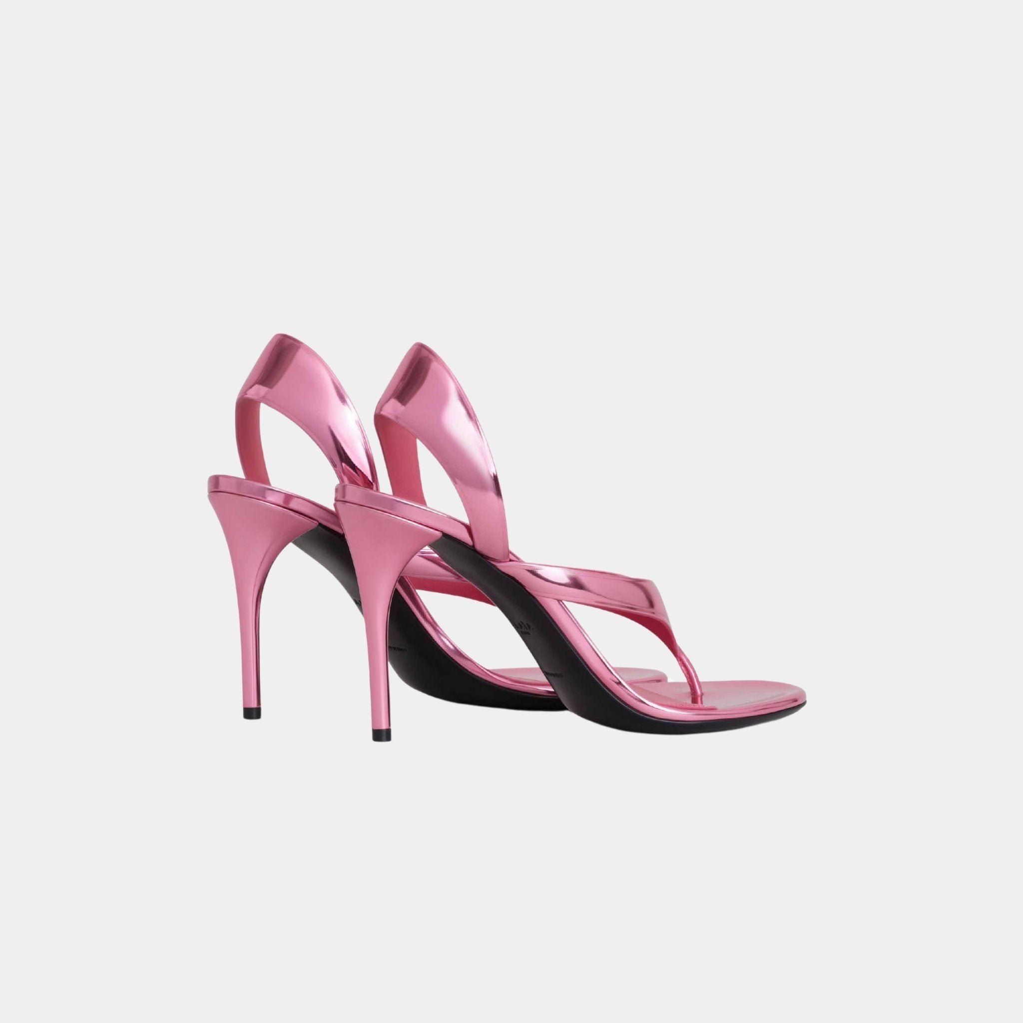 Infradito Laminated Leather Sandals