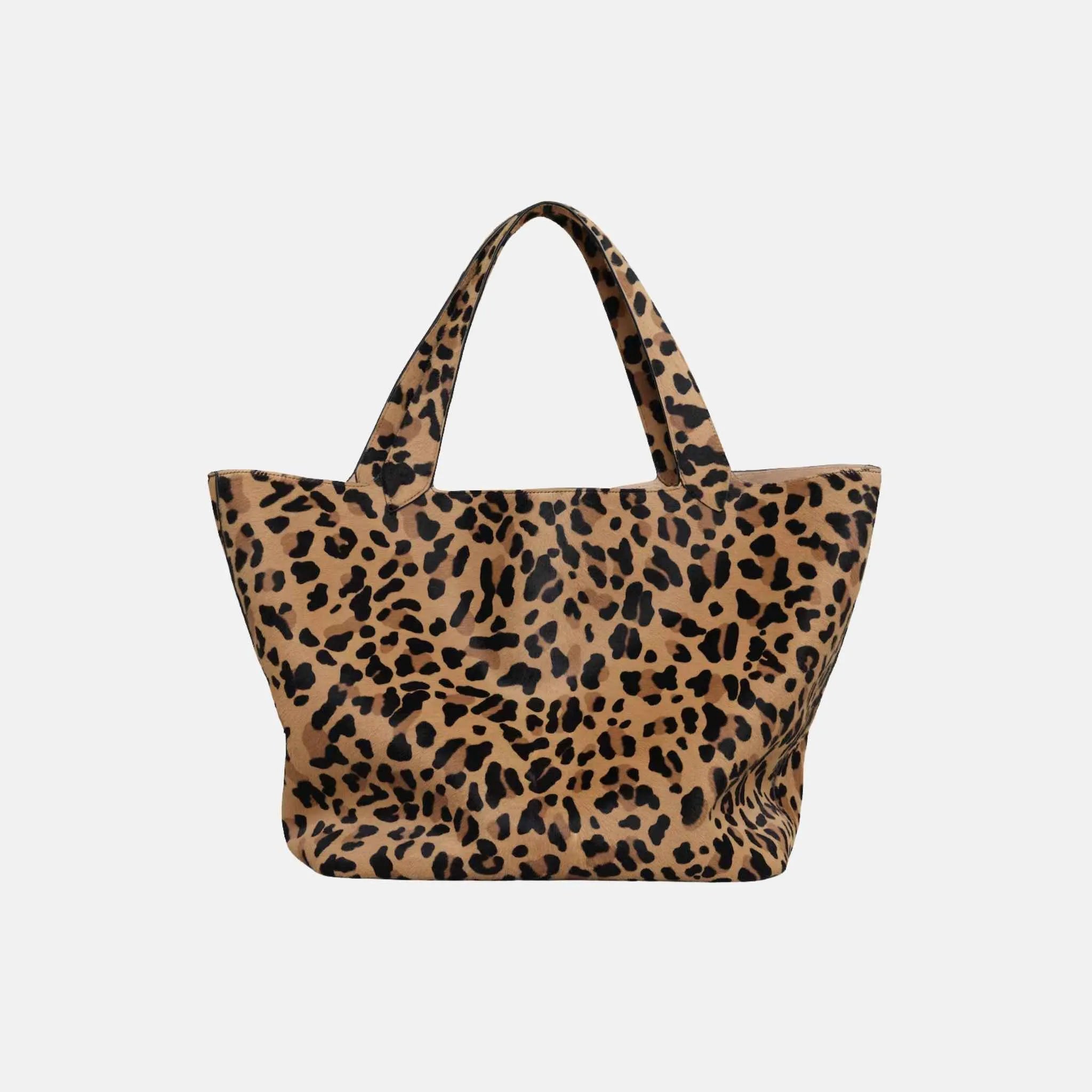 Le Cabas Bag in Leopard Haircalf