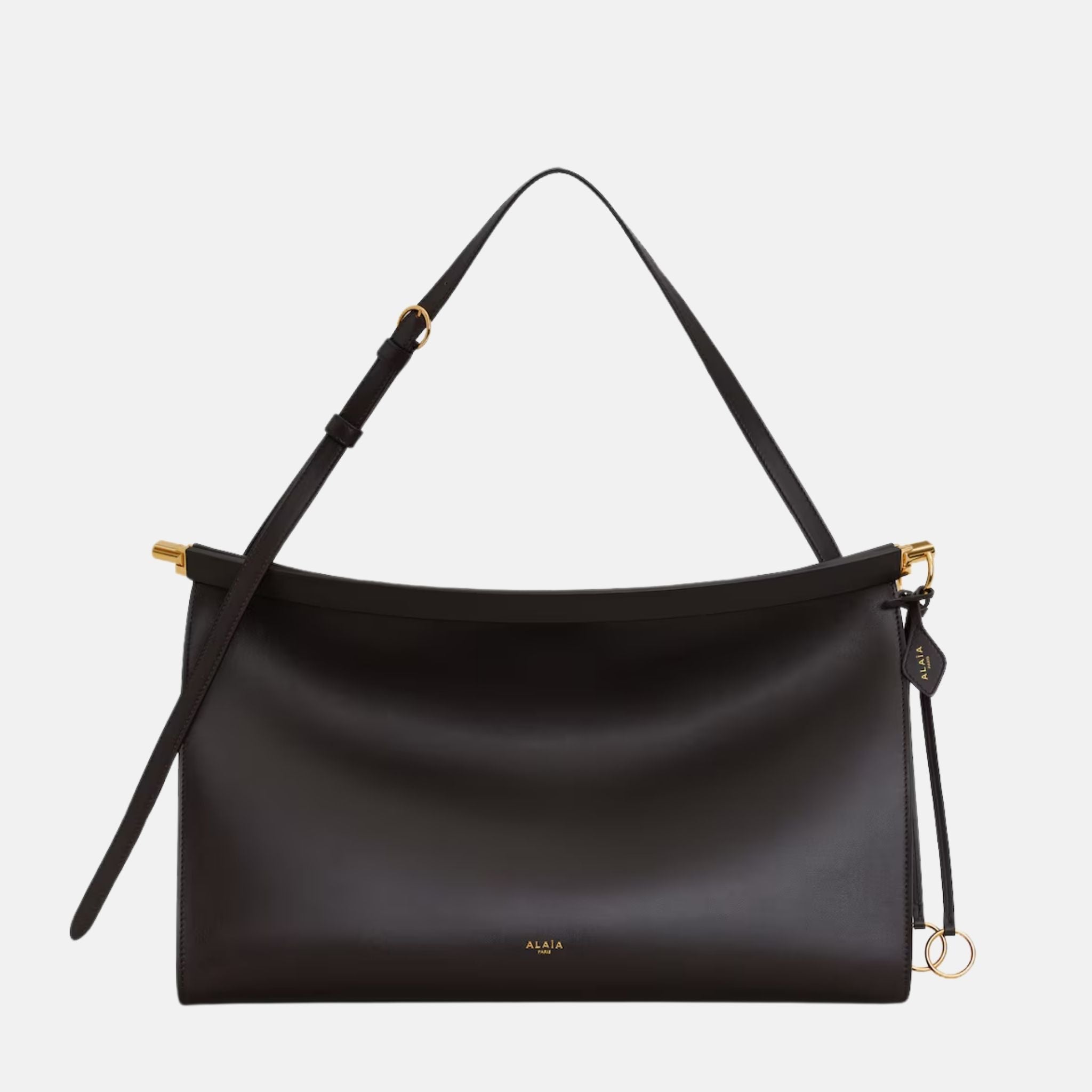 Le Click East West Large Bag In Leather