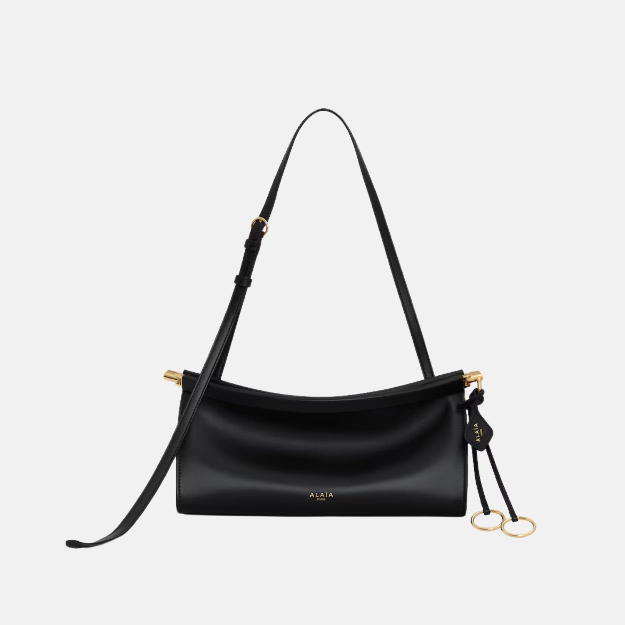 Le Click East West Small Leather Bag