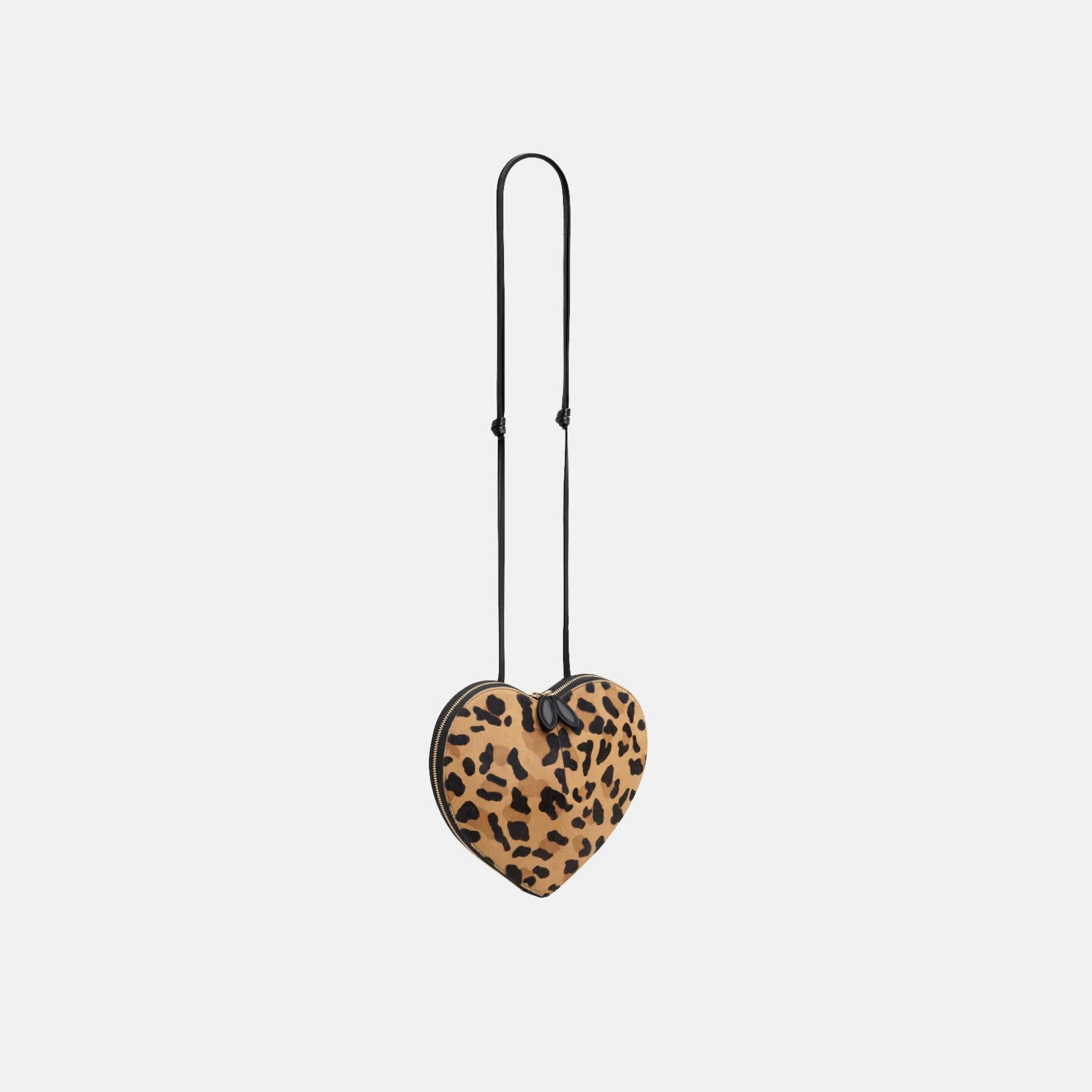 Le Coeur Bag In Leopard Haircalf