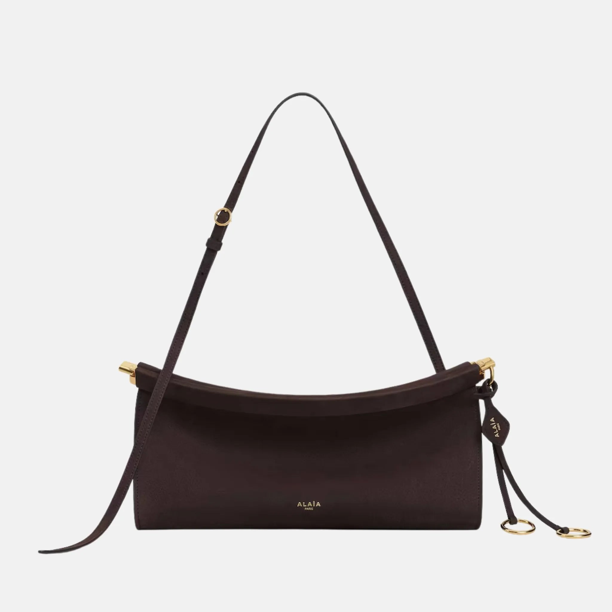Le Click East West Medium Bag In Nubuck
