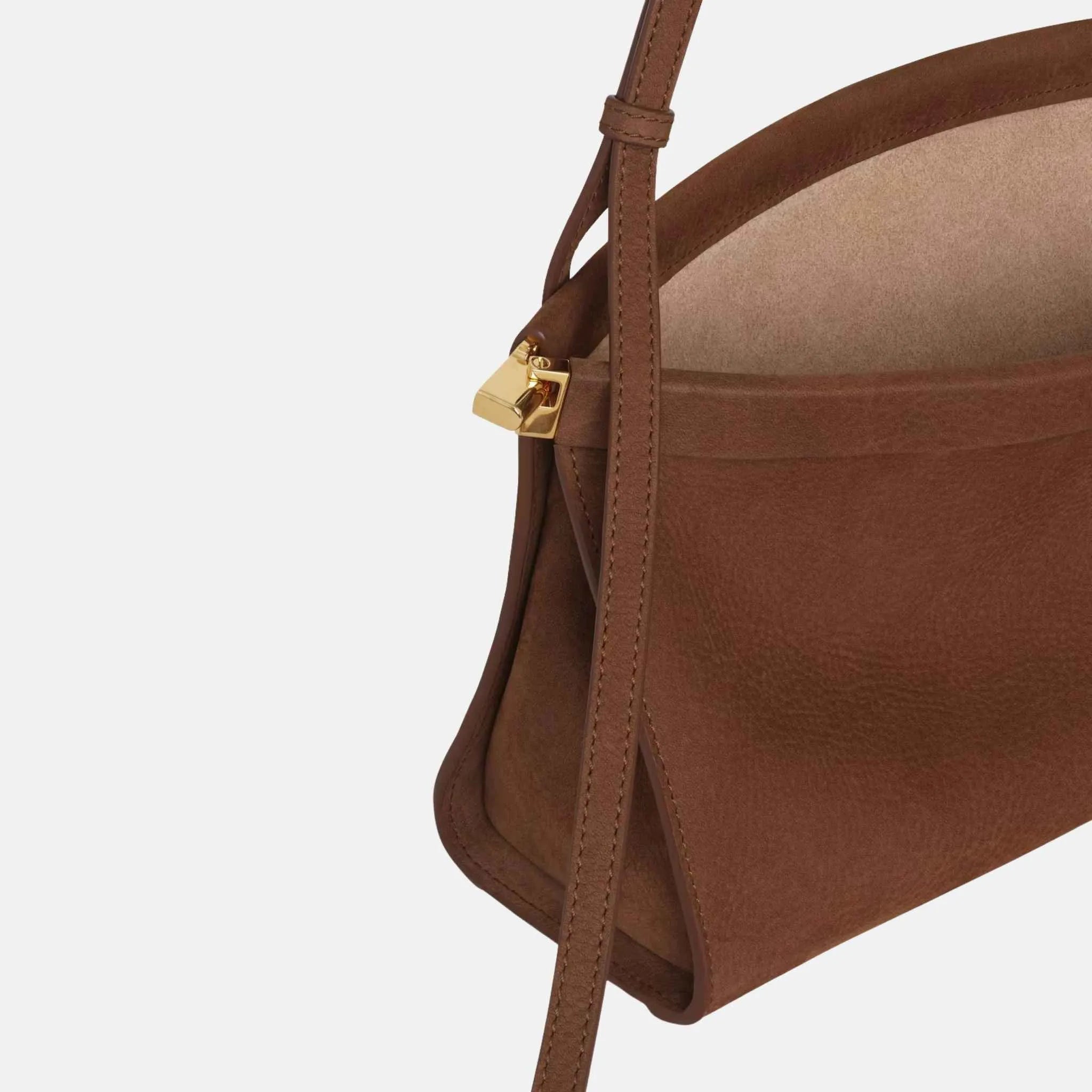 Le Click East West Medium Bag In Nubuck