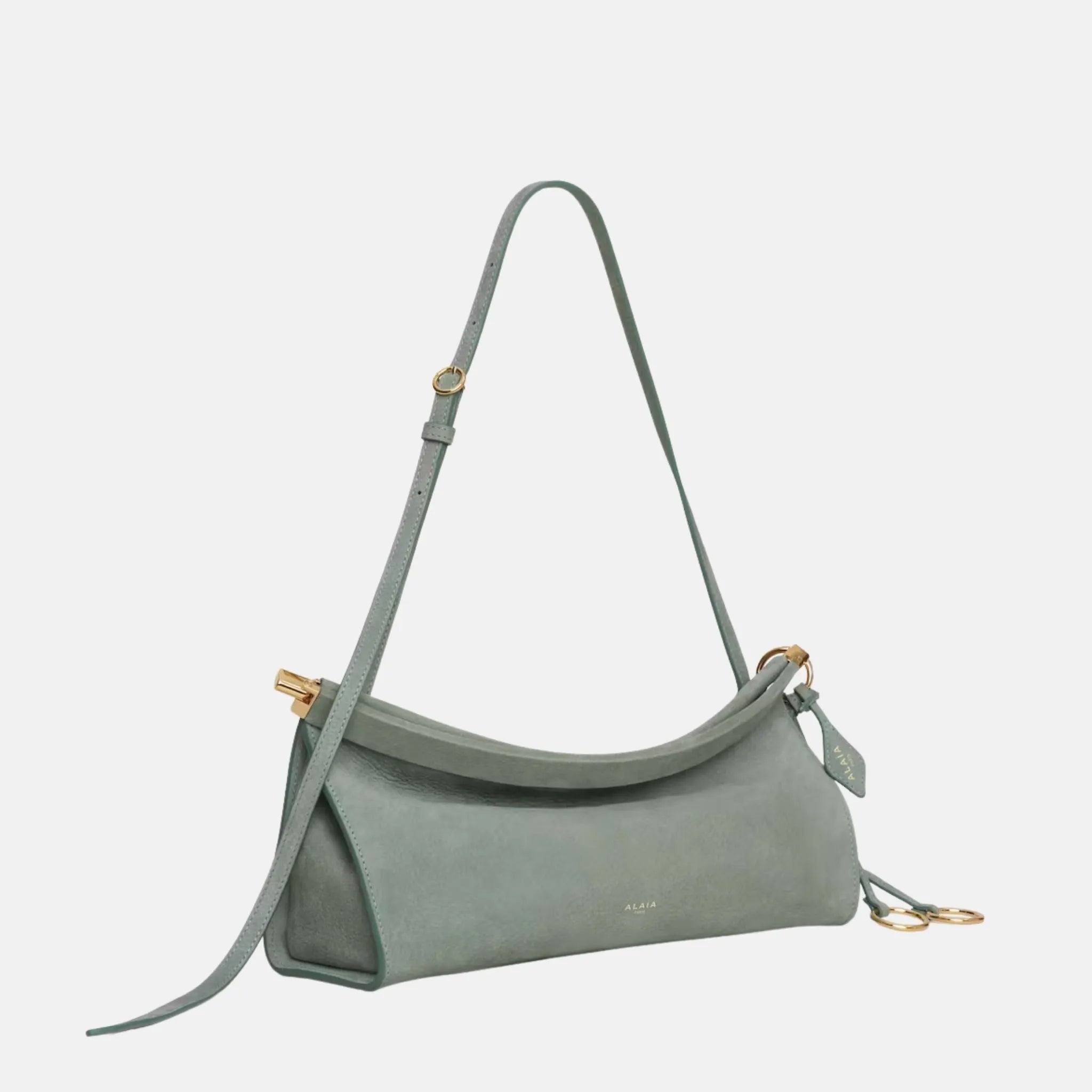 Le Click East West Medium Bag In Nubuck