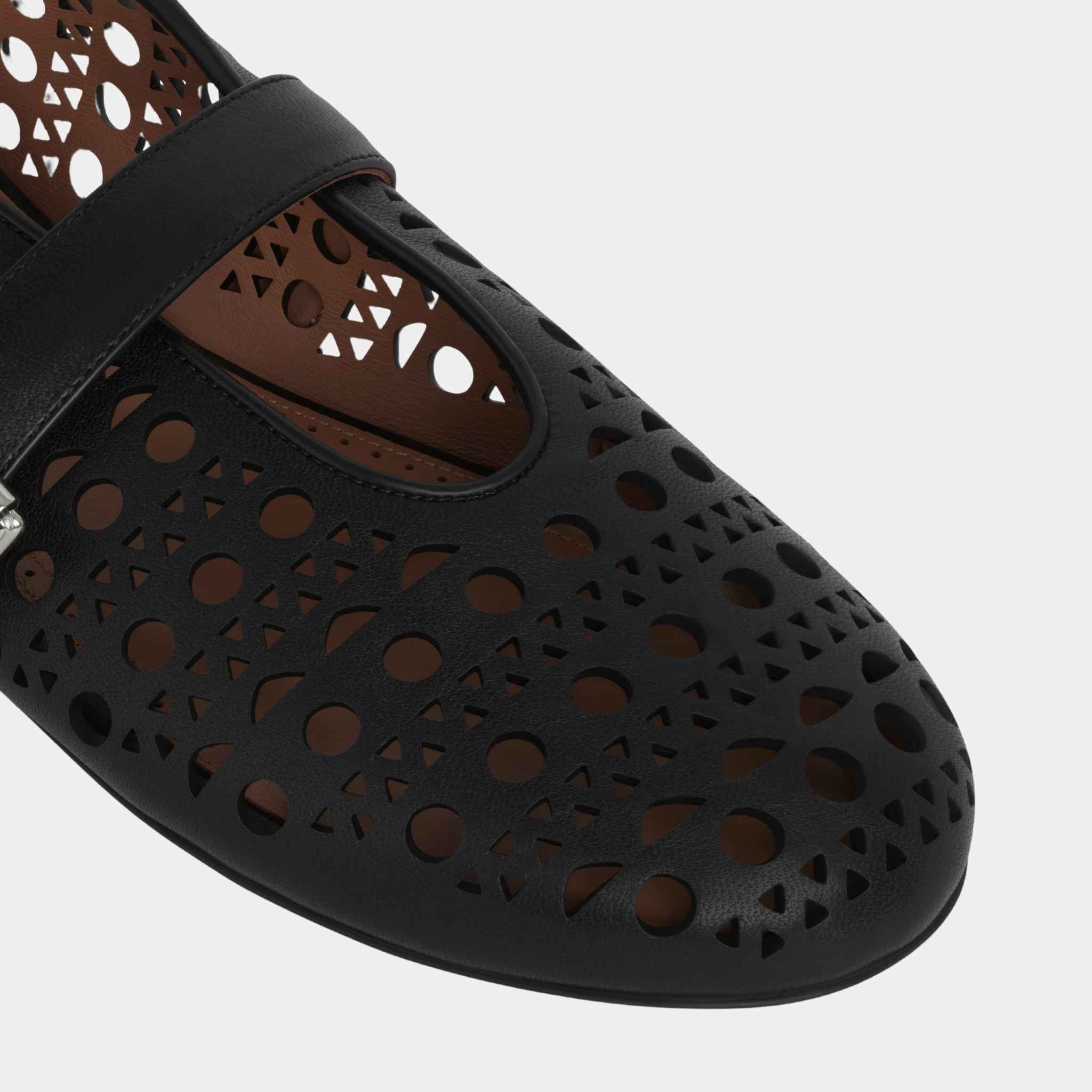 Ballet Flats In Vienne Lambskin