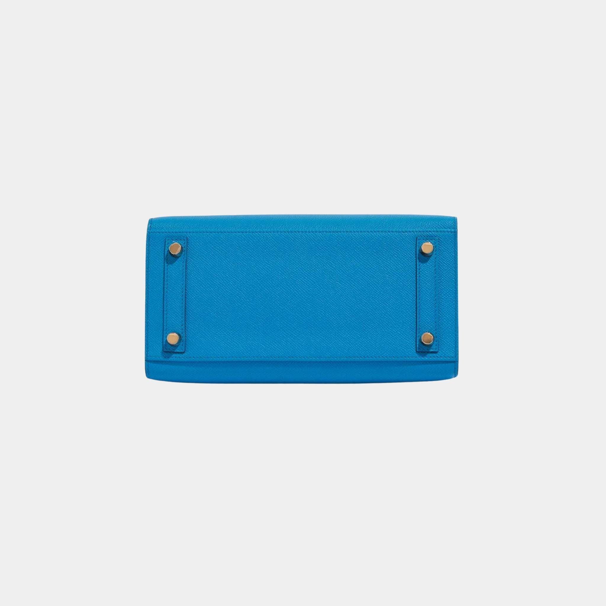 Birkin 25 Epsom Blue Frida