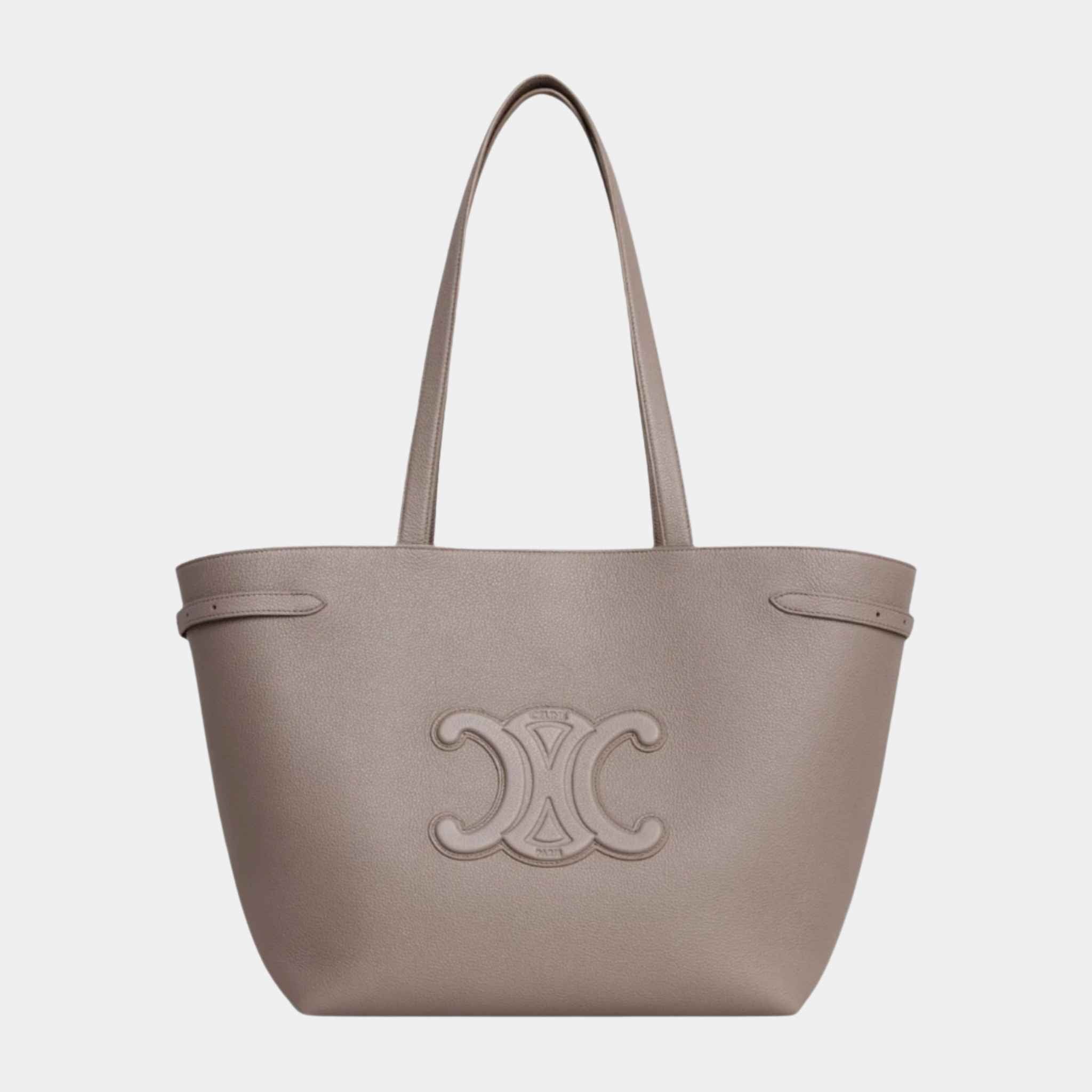 Medium Cabas Anais Cuir Triomphe In Grained Calfskin Handbag