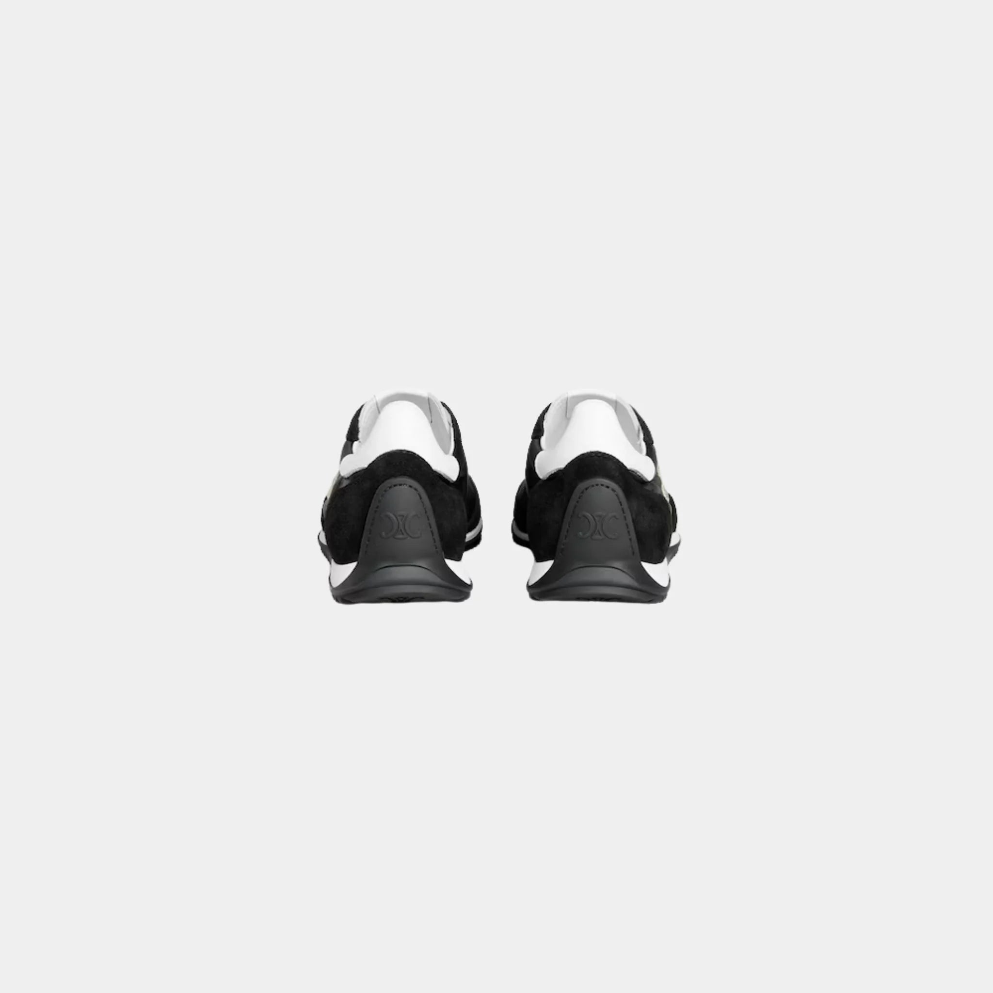 Celine Racer Sneaker With Triomphe in Nylon, Suede & Calfskin