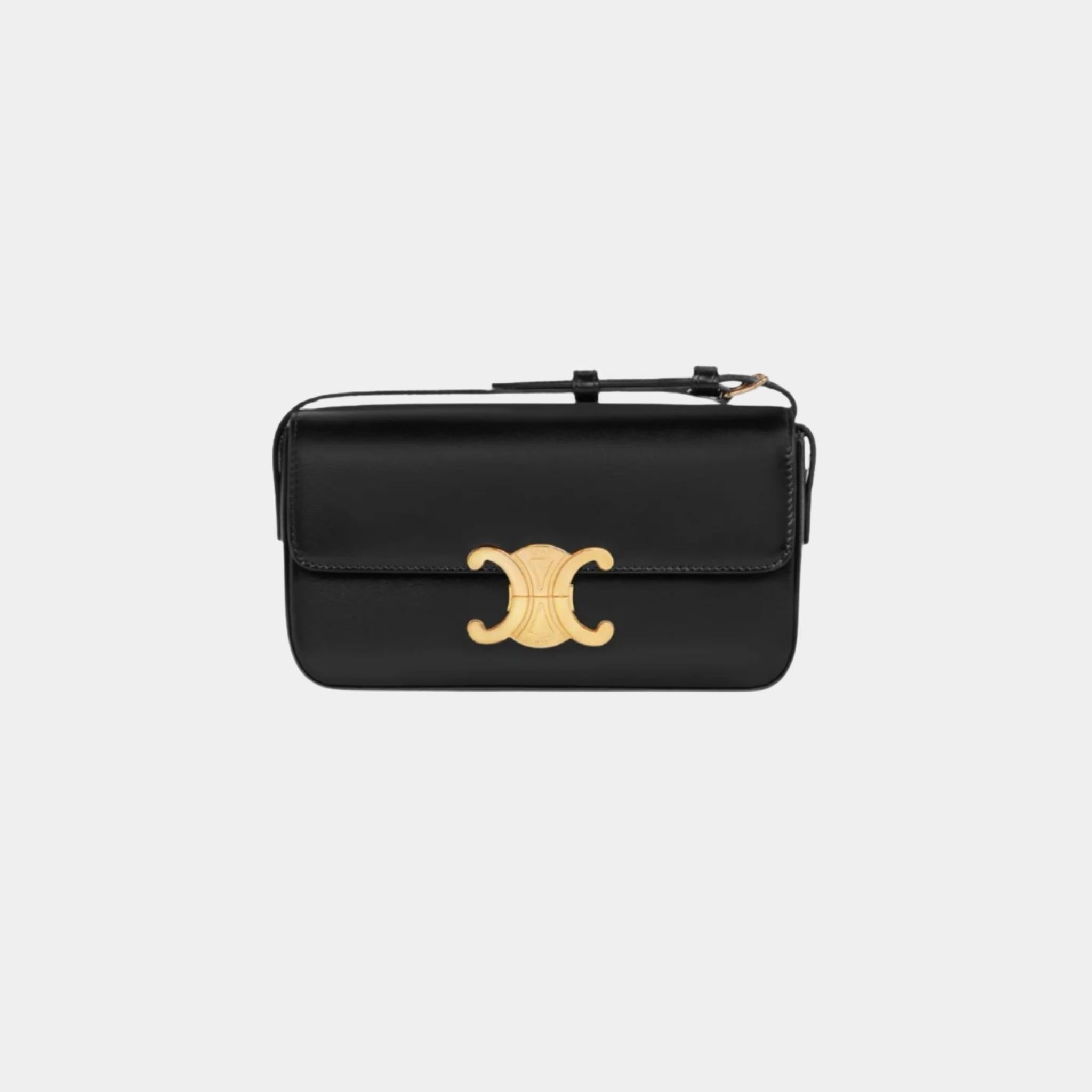 Shoulder Bag Claude In Shiny Calfskin Handbag