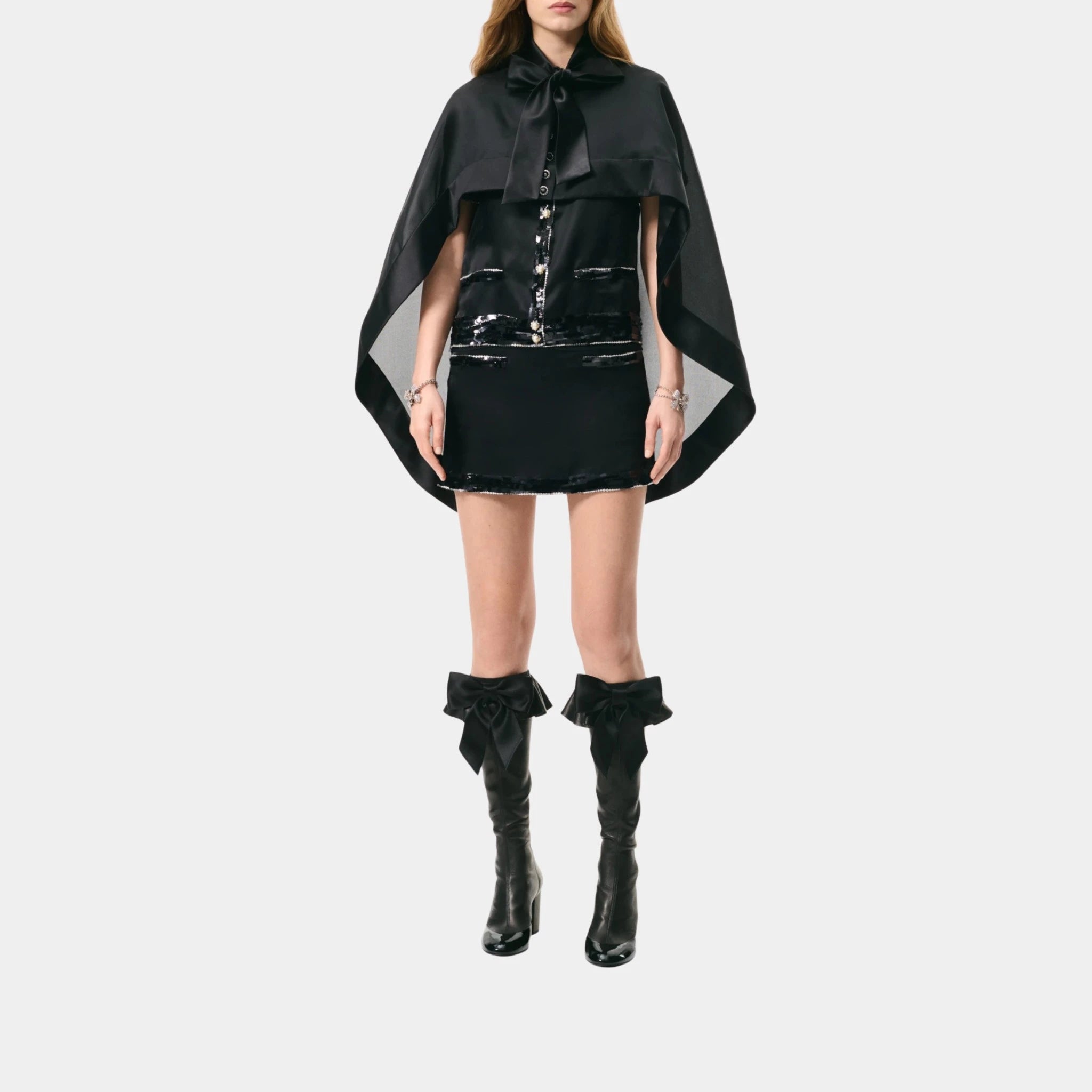 Cape in Silk Organza