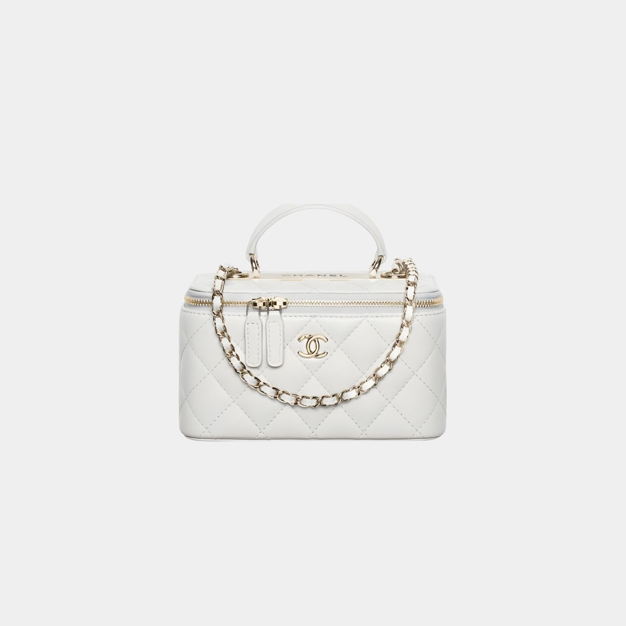 Long Vanity With Chain in Lambskin