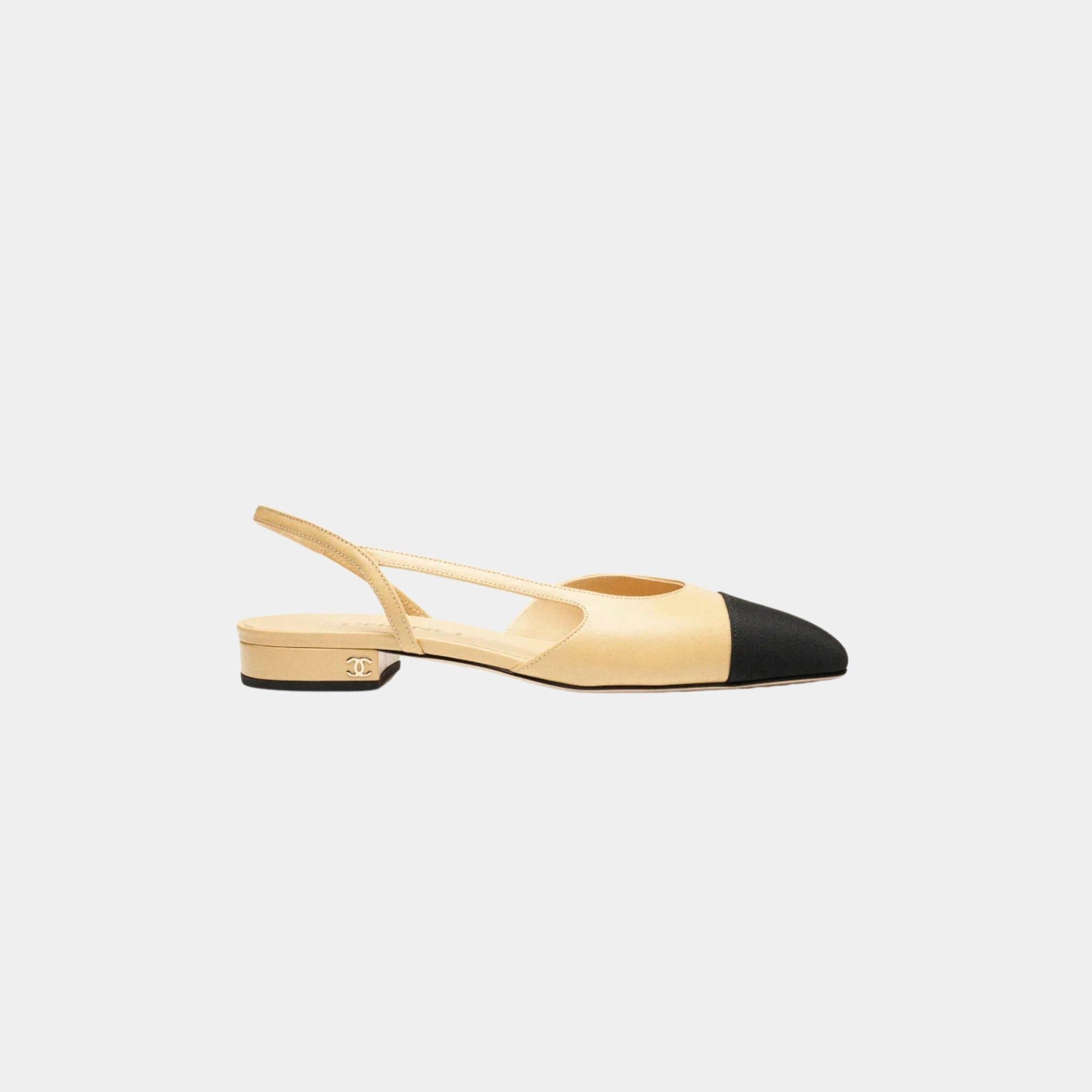 Slingback Goatskin and Grosgrain