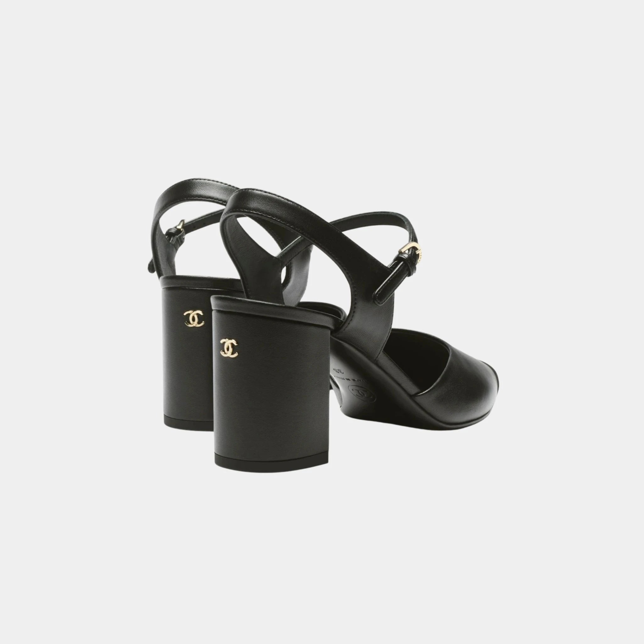 Slingback in Lambskin and Grosgrain