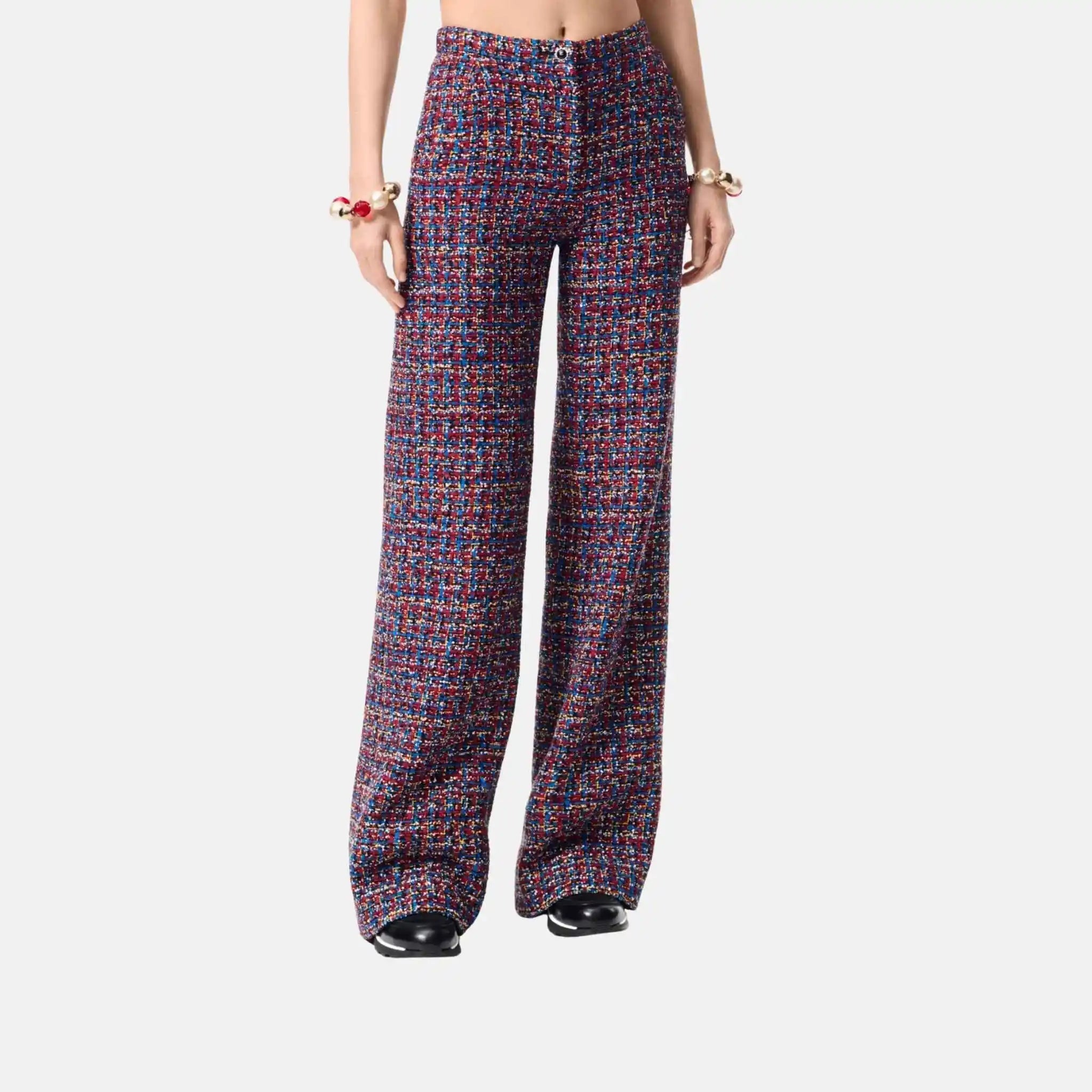 Trousers Wool Tweed Multicolour