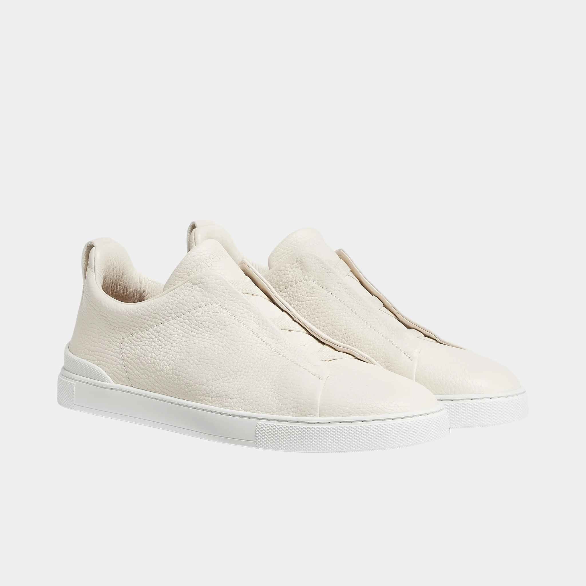 Deerskin Triple Stitch Sneakers