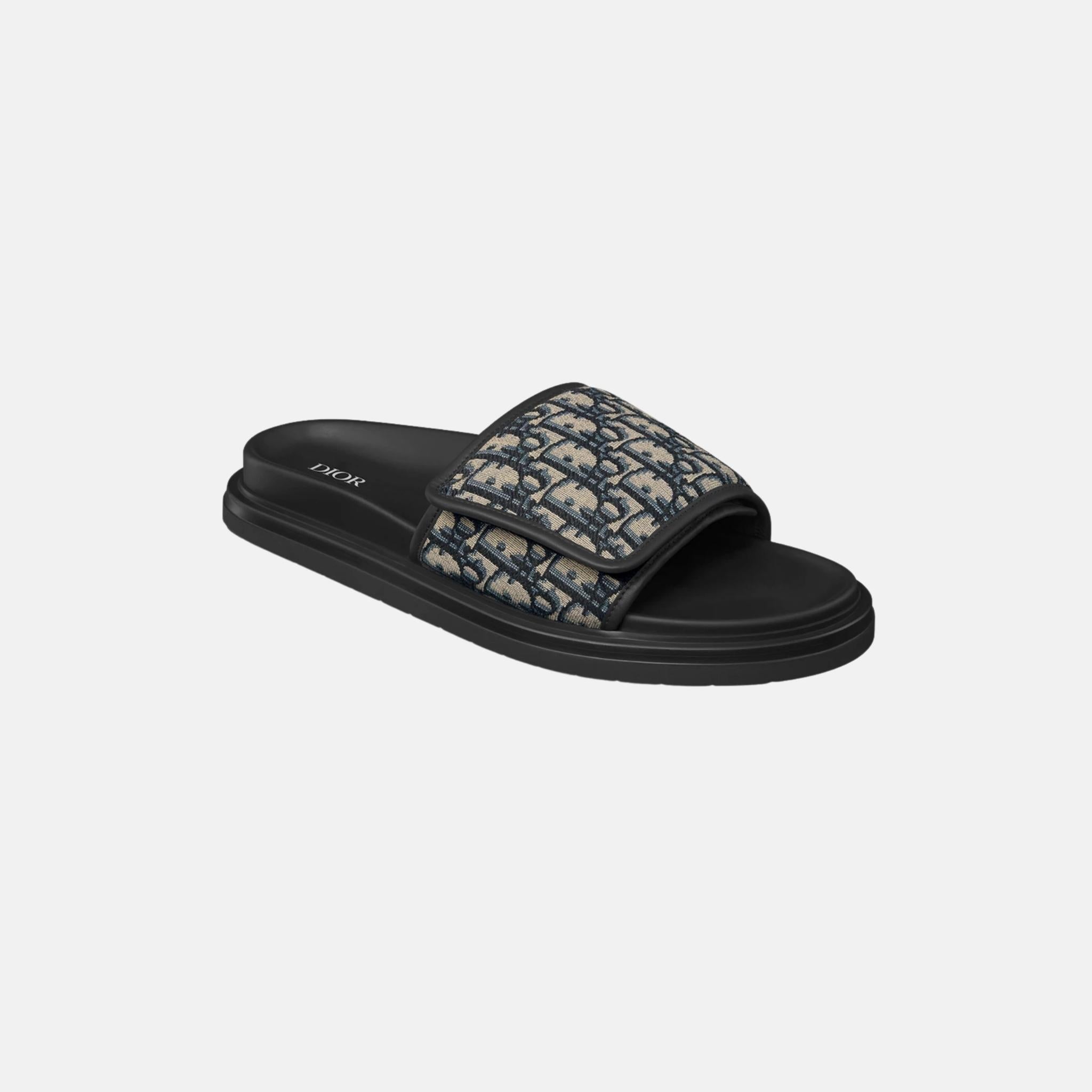 Aqua Sandal In Dior Oblique Jacquard