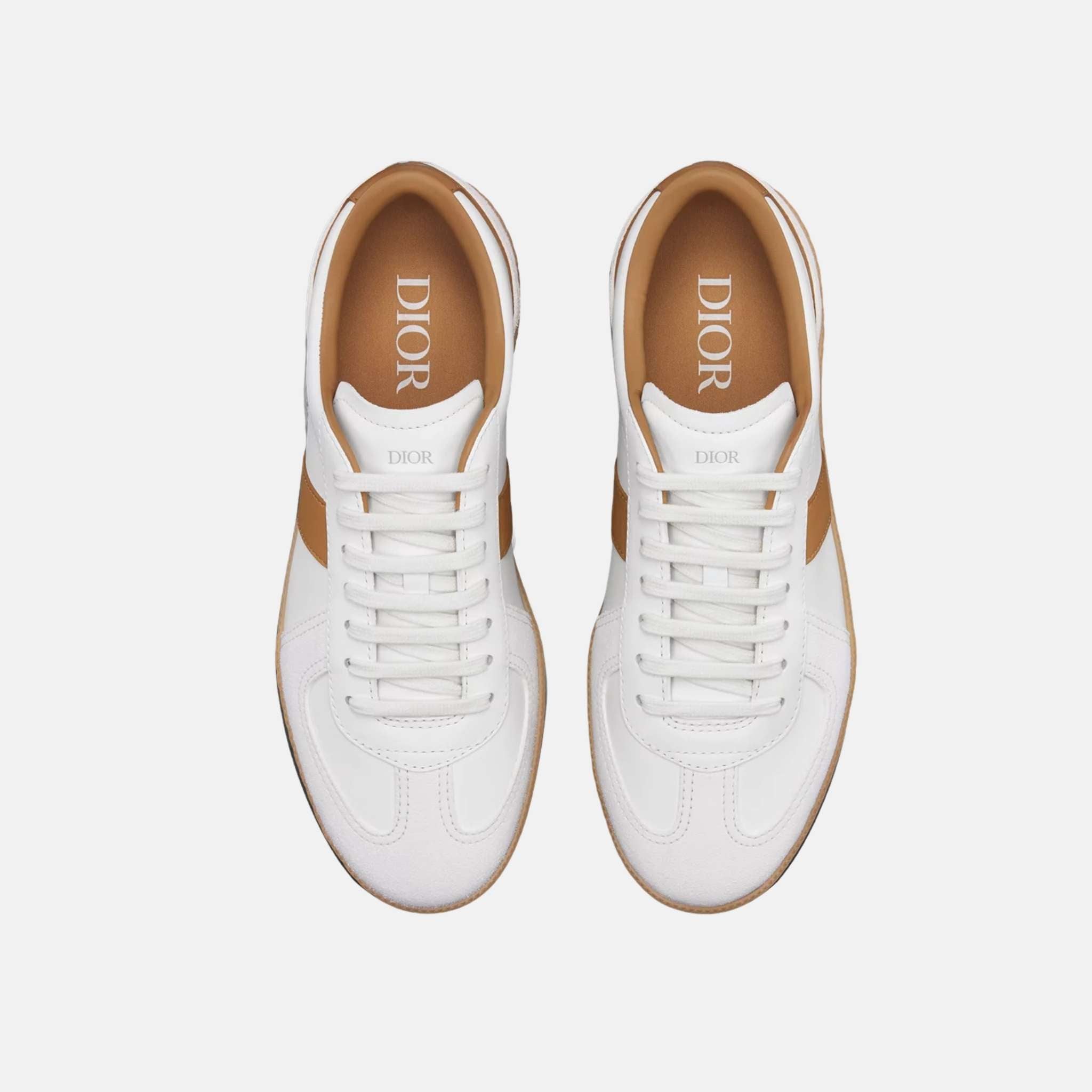 B01 Matchpoint Sneaker In Smooth Calfskin With Suede