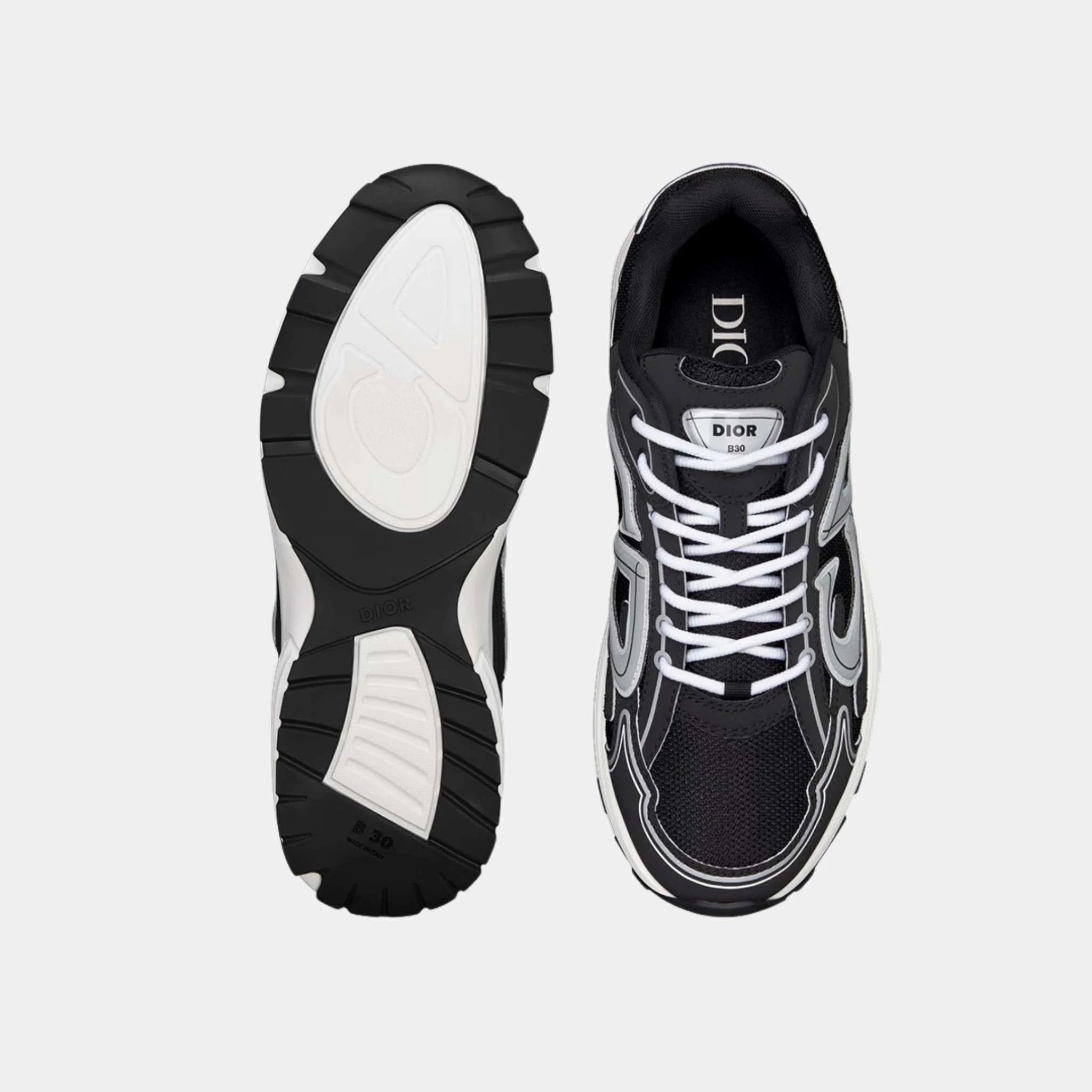 B30 Countdown Sneaker Black Mesh and Technical Fabric