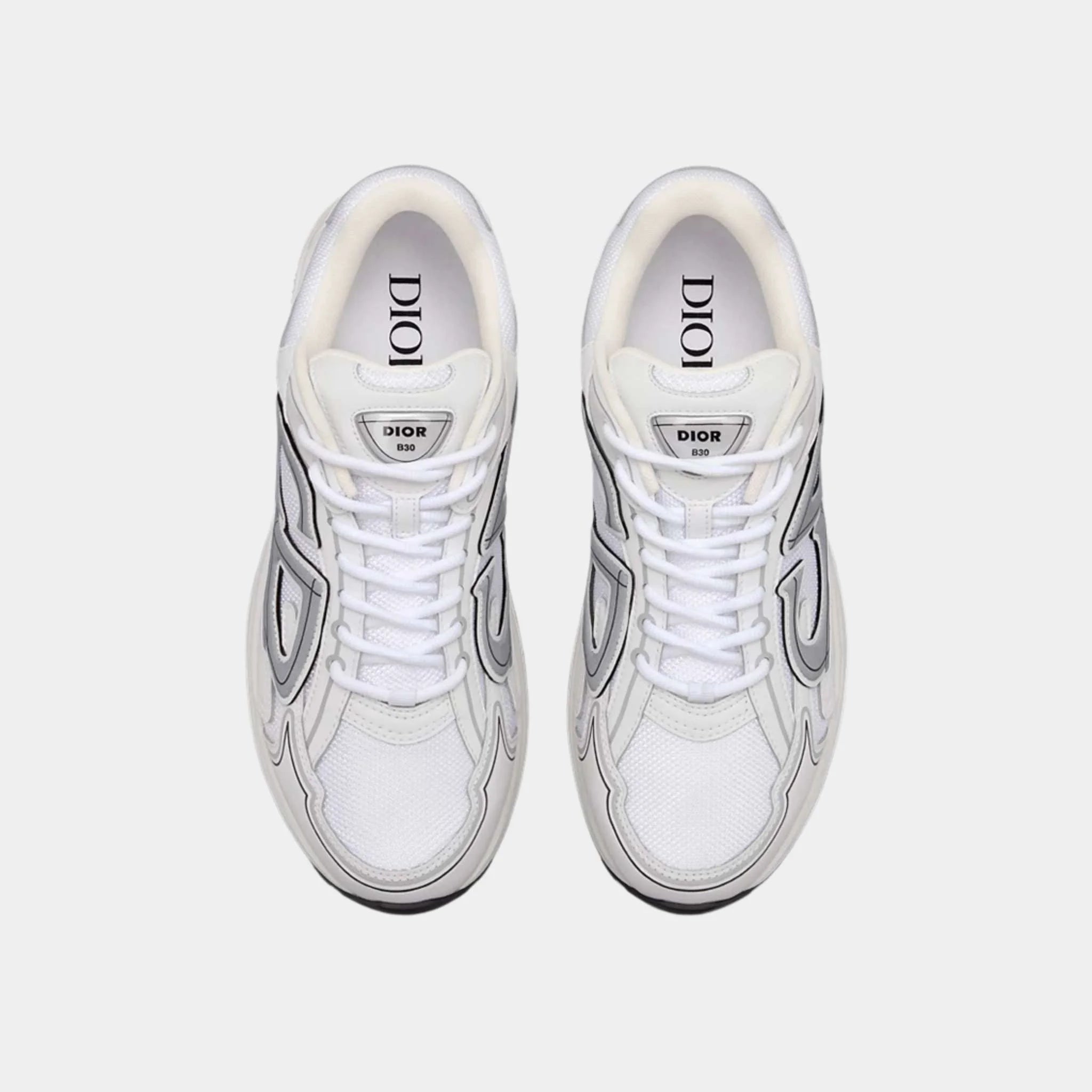 B30 Countdown Sneaker White Mesh and Technical Fabric