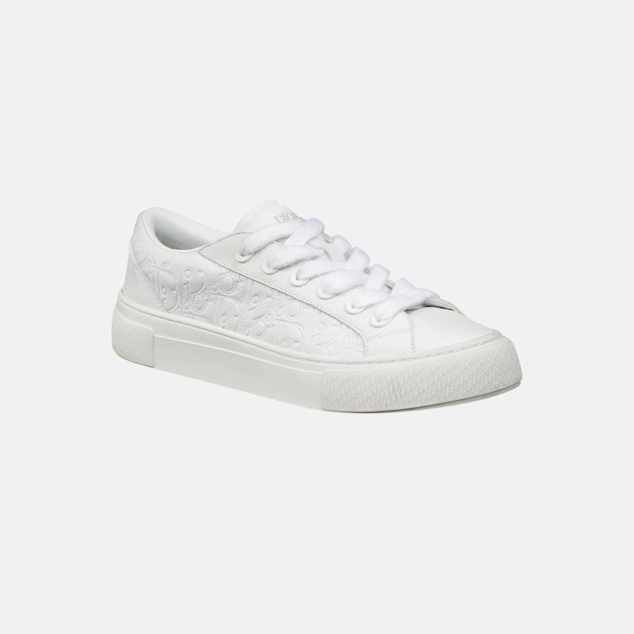 B33 Spin Sneaker In Grained Calfskin And Dior Gravity Leather