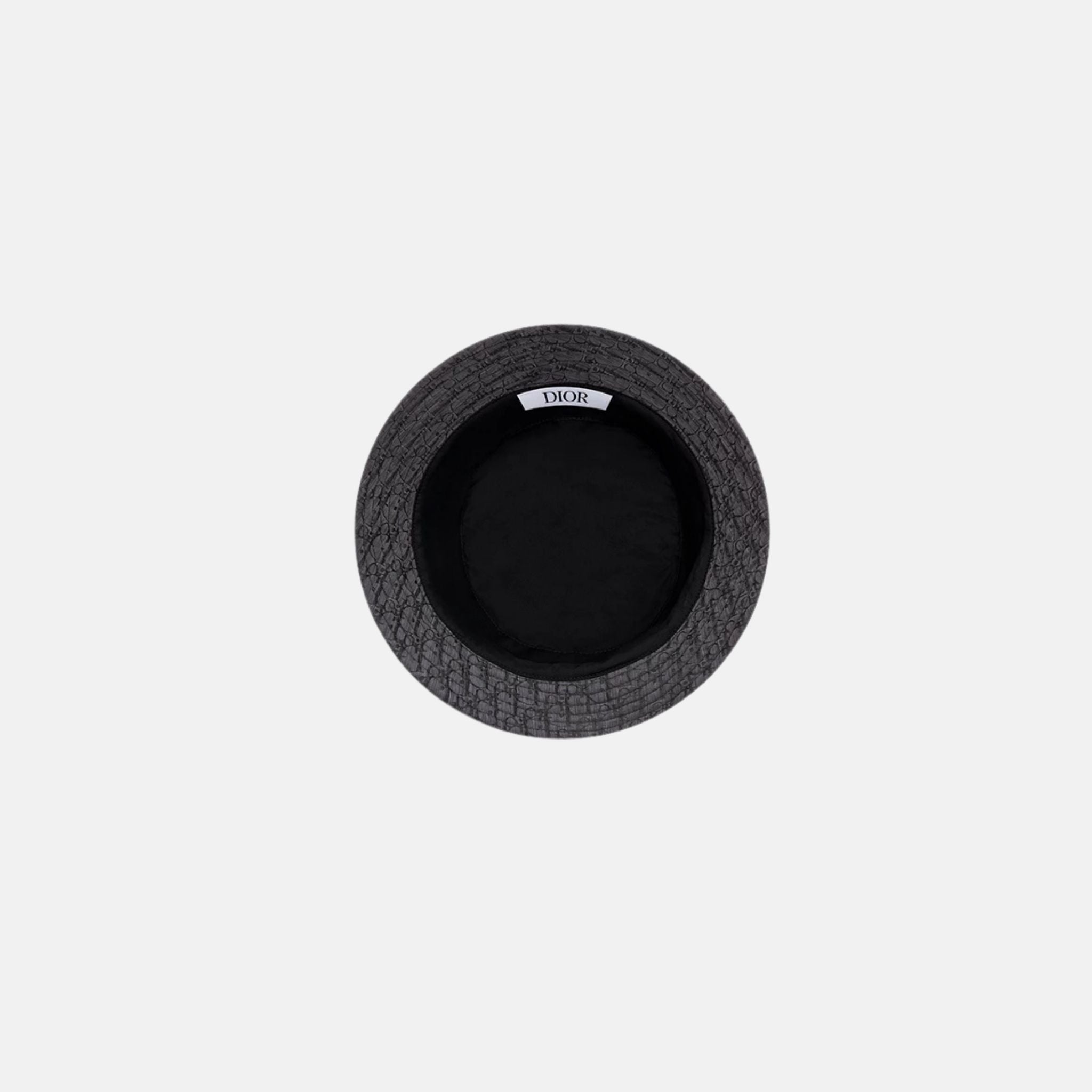 Kids Bucket Hat Black Dior Oblique Technical Jacquard