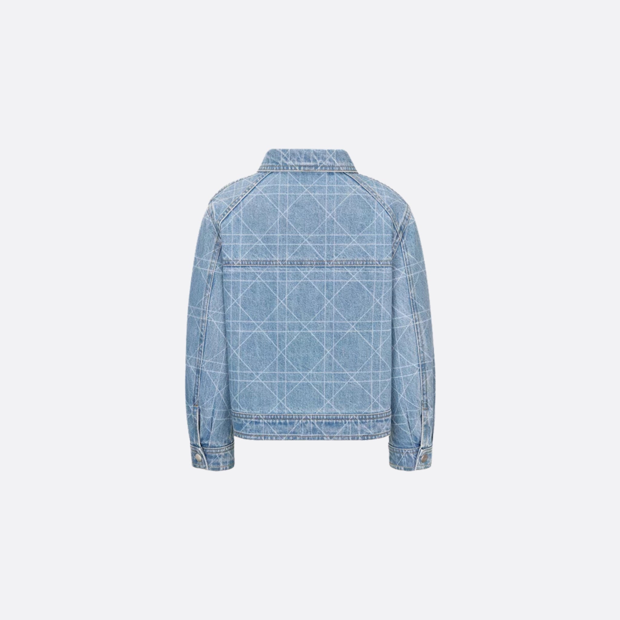 Kids Jacket Blue Cannage Cotton Denim