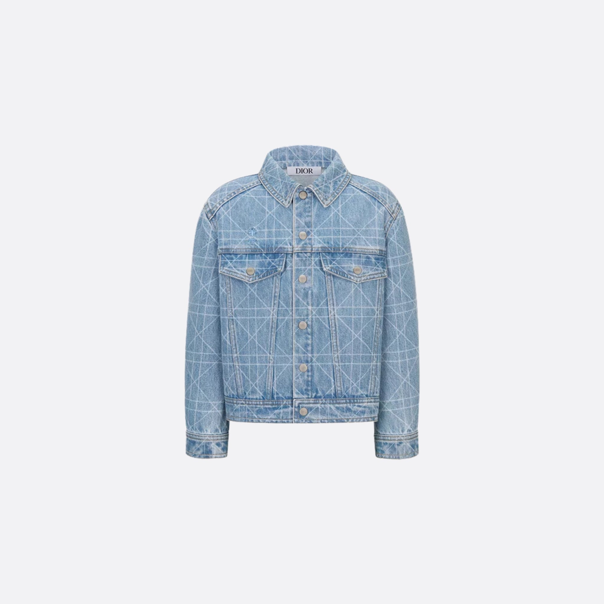 Kids Jacket Blue Cannage Cotton Denim