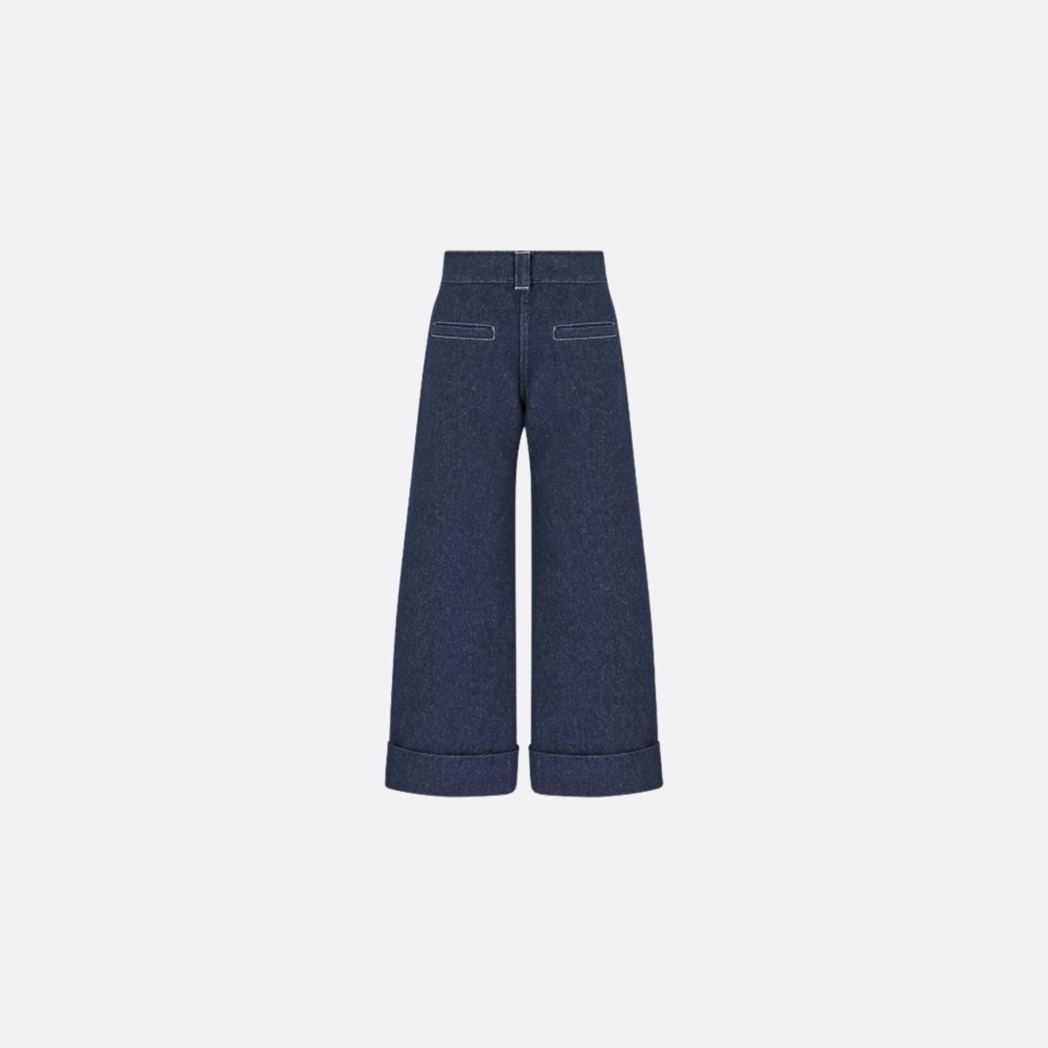 Kids Loose Fitting Jeans Navy Blue Cotton Denim