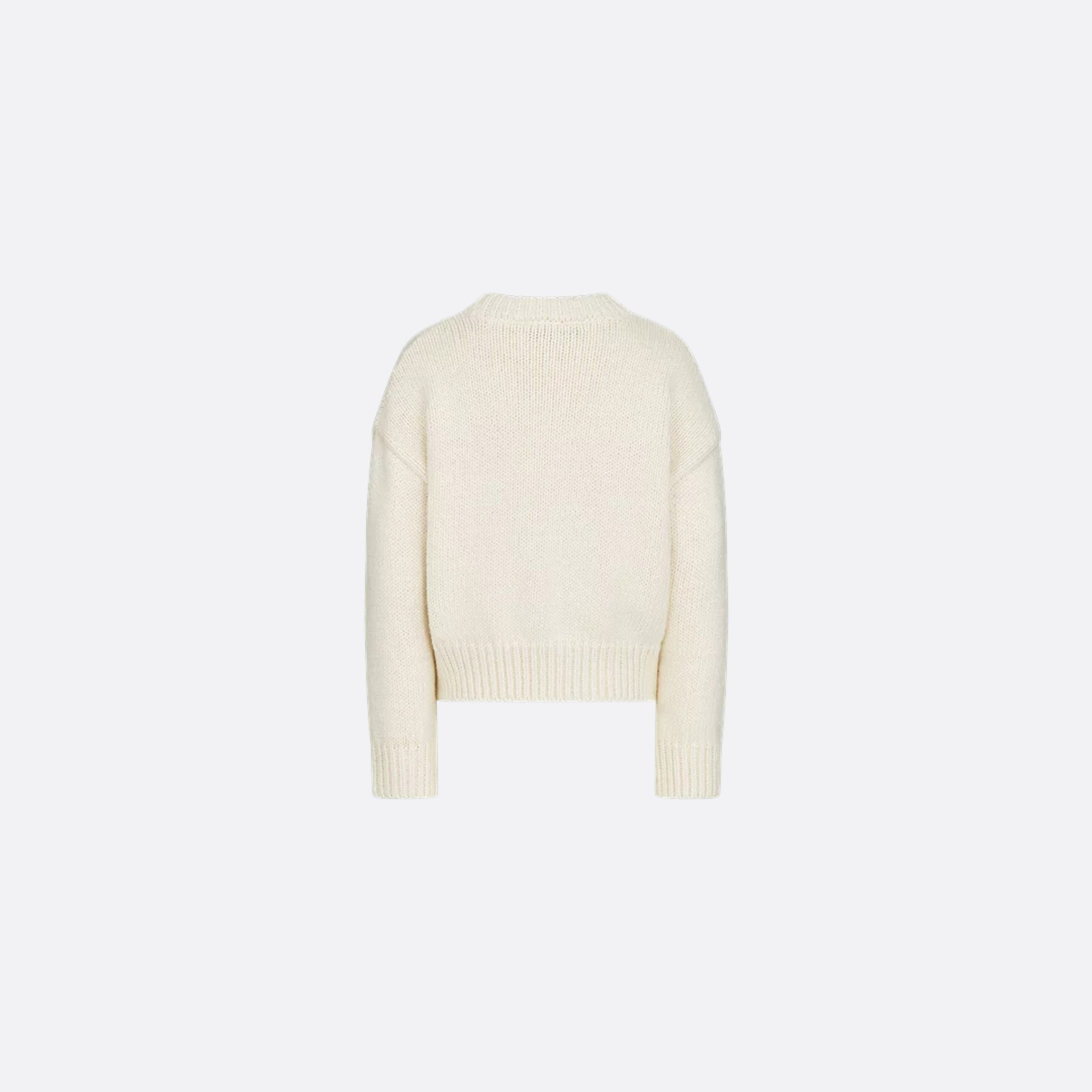 Kids Sweater Ivory Cotton Knit
