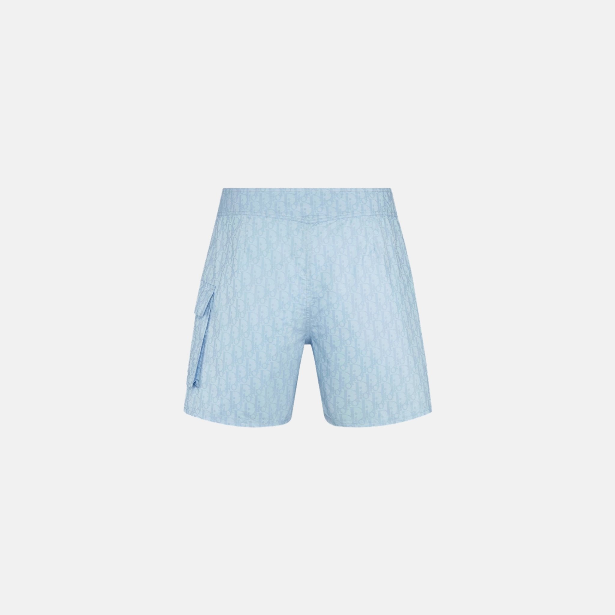 Oblique Swim Shorts In Technical Fabric