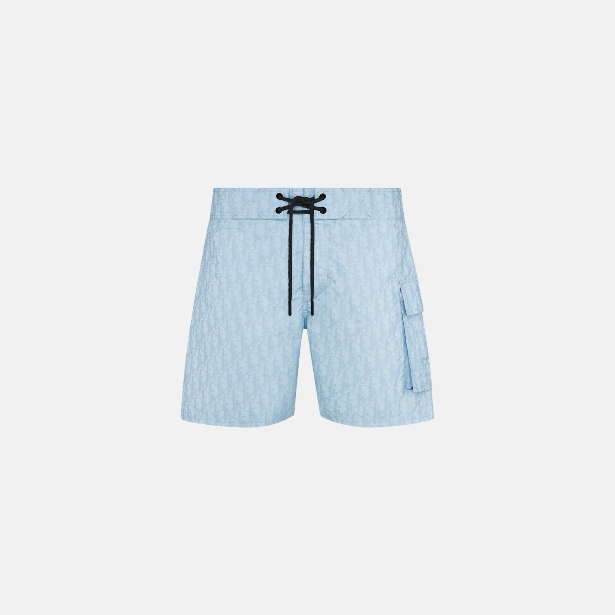 Oblique Swim Shorts In Technical Fabric
