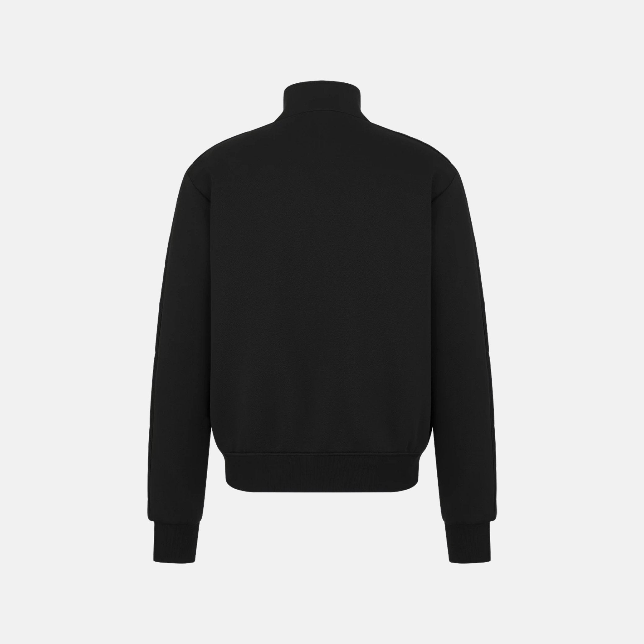 Oblique Track Jacket In Cotton Blend Jersey