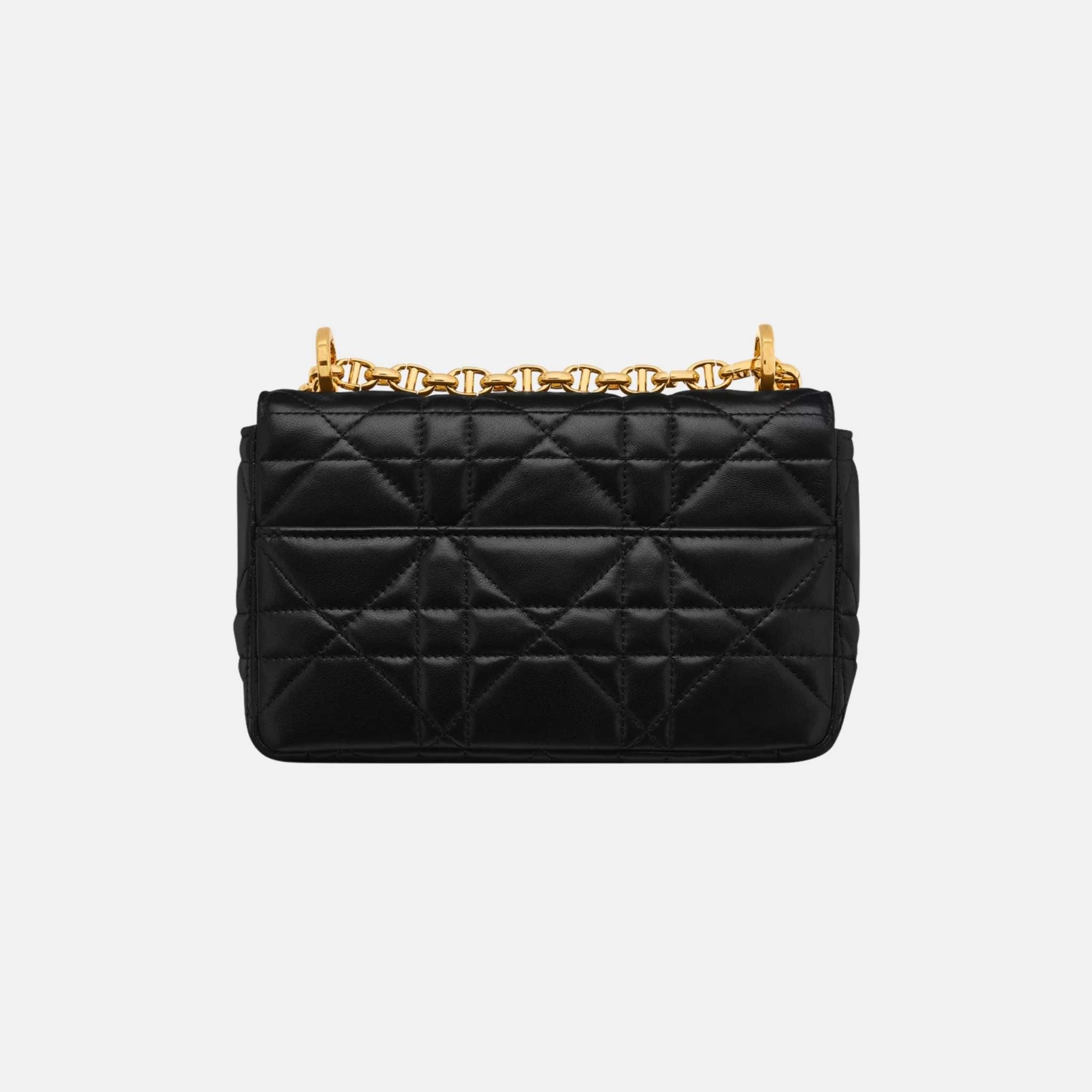 Small Soft Caro Bag In Macrocannage Lambskin