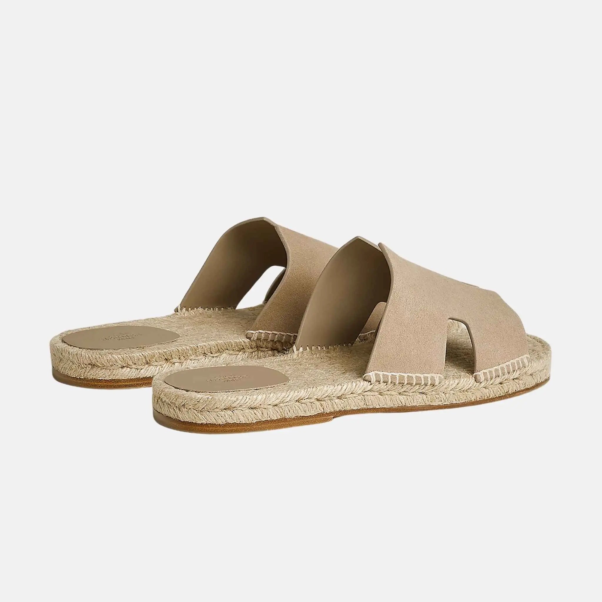 Antigua Espadrille In Suede Goatskin