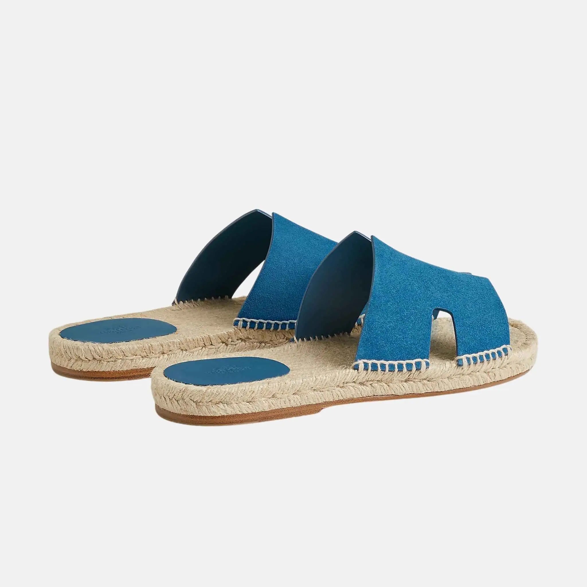Antigua Espadrille In Suede Goatskin