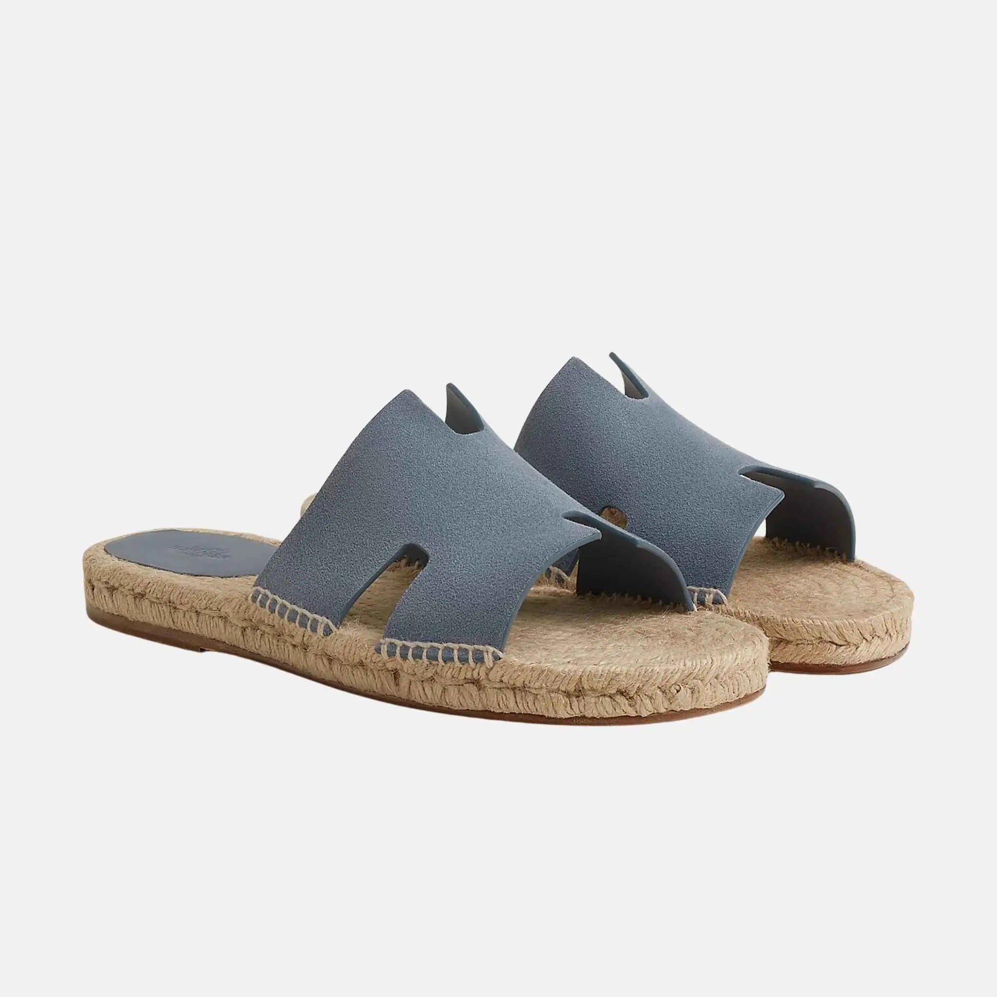 Antigua Espadrille In Suede Goatskin
