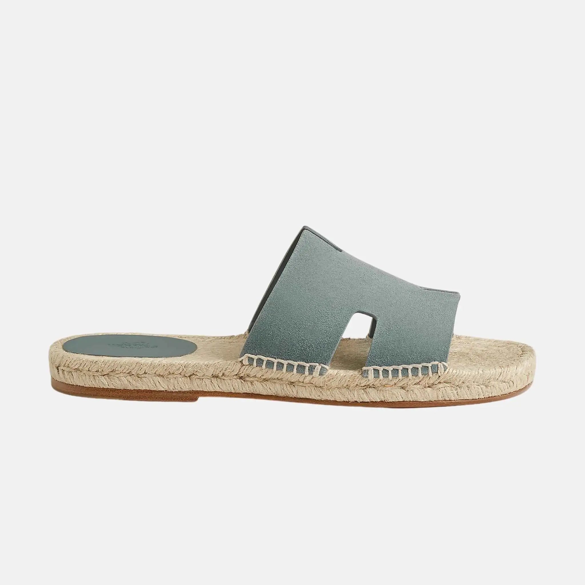 Antigua Espadrille In Suede Goatskin