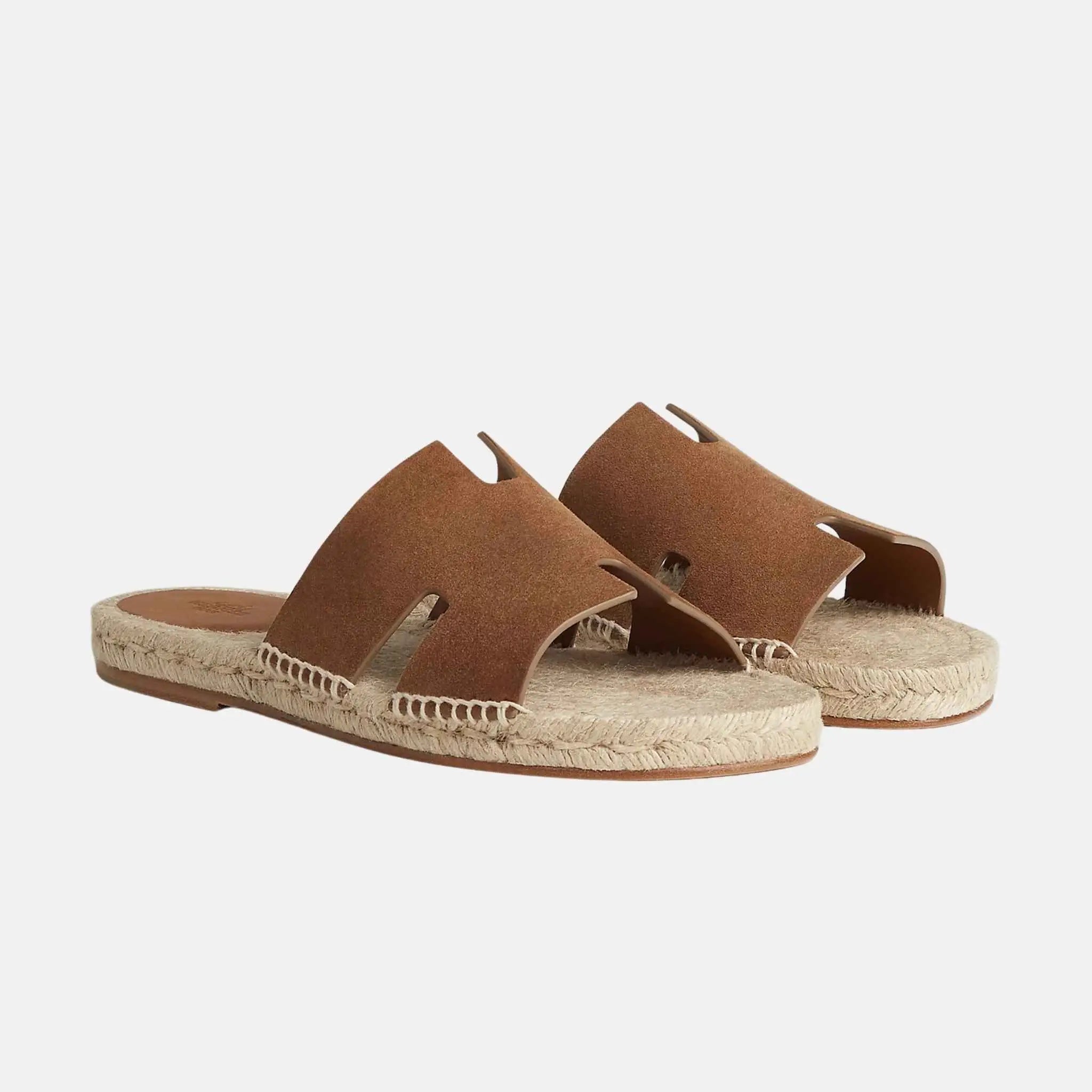 Antigua Espadrille In Suede Goatskin