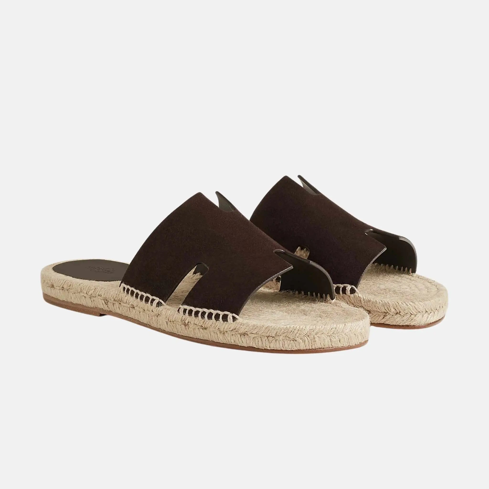 Antigua Espadrille In Suede Goatskin